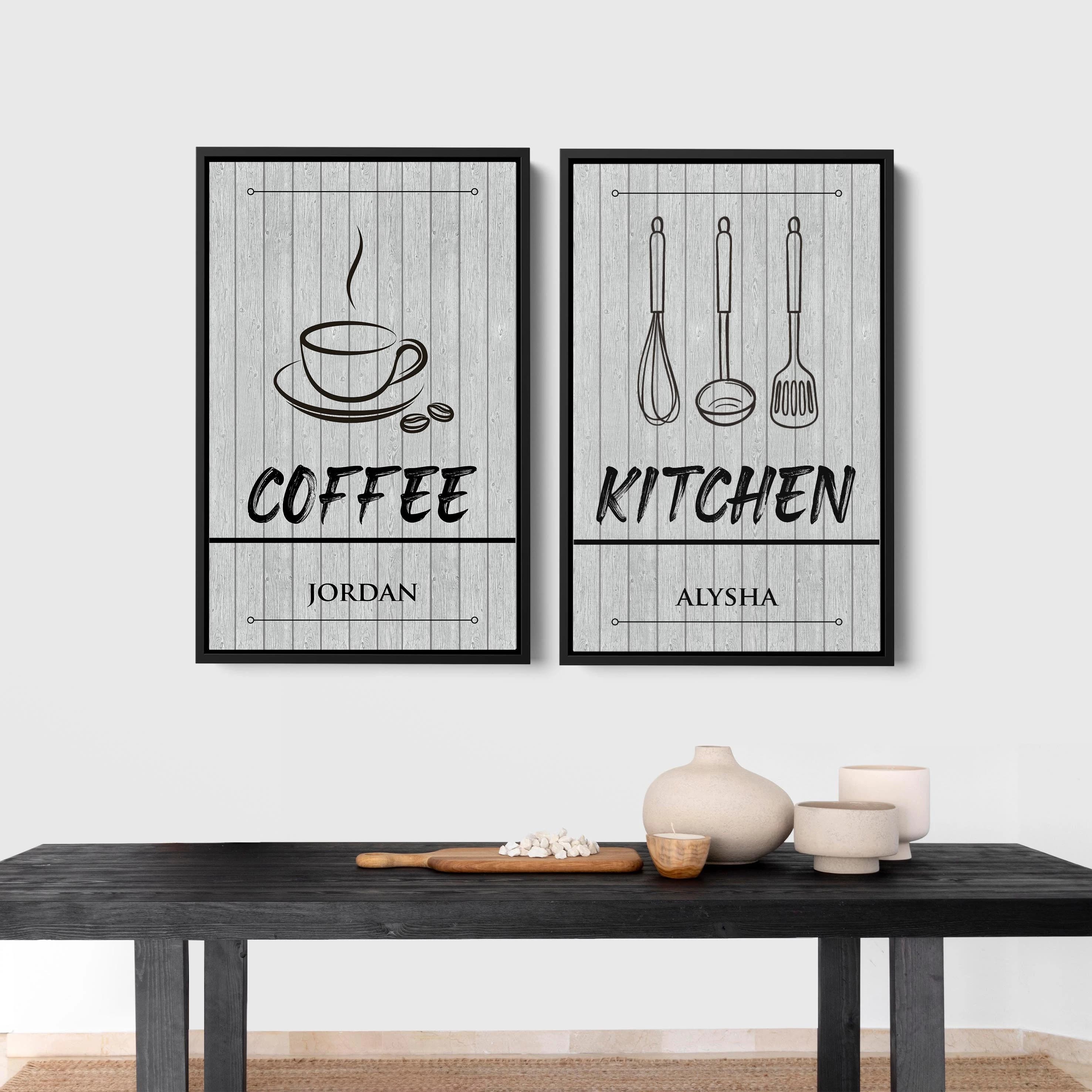 Custom Kitchen Canvas Sign, Farmhouse Decor, Personalized Wall Art - image 4