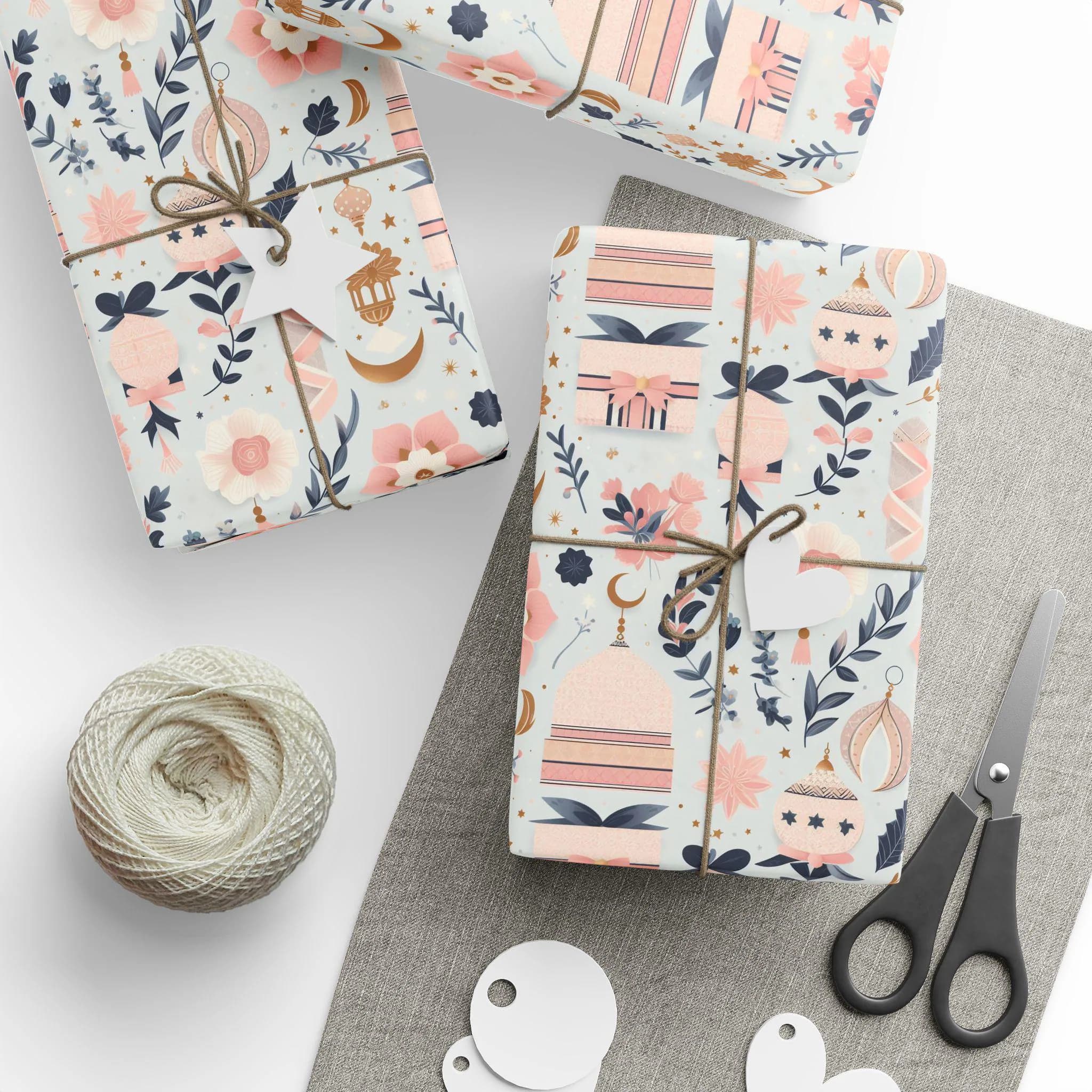 Eid & Ramadan Mubarak Feminine Wrapping Papers
