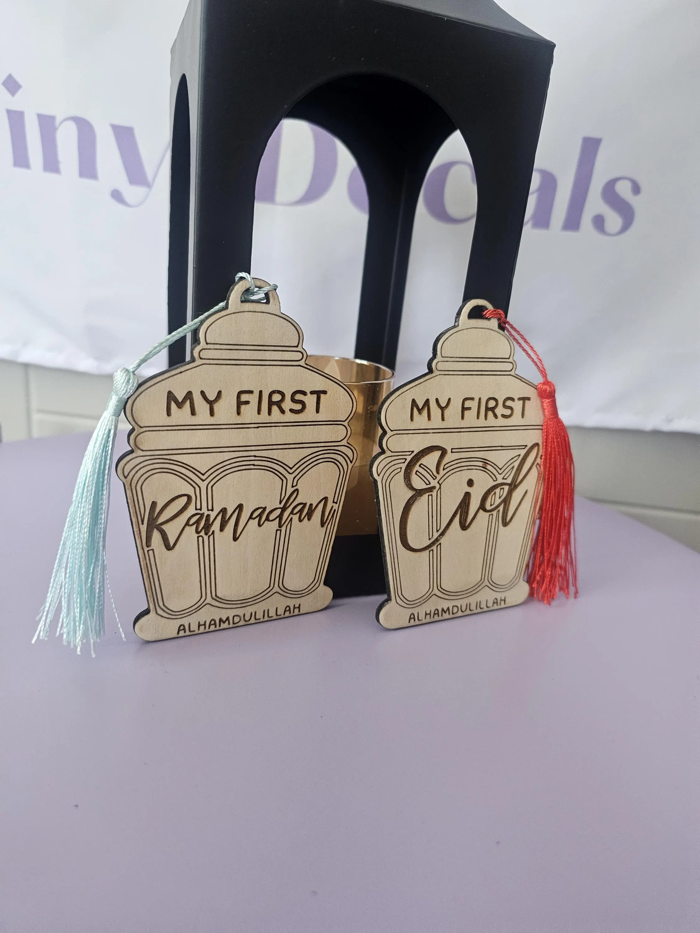 Baby's First Ramadan/Eid Lantern Photo Prop | Muslim Milestone Sign