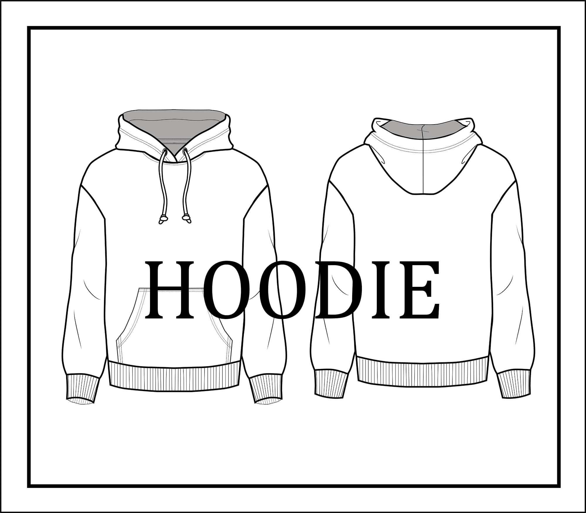 Streetwear Vector Bundle: Fashion Flat Sketches (Digital Download) - image 2