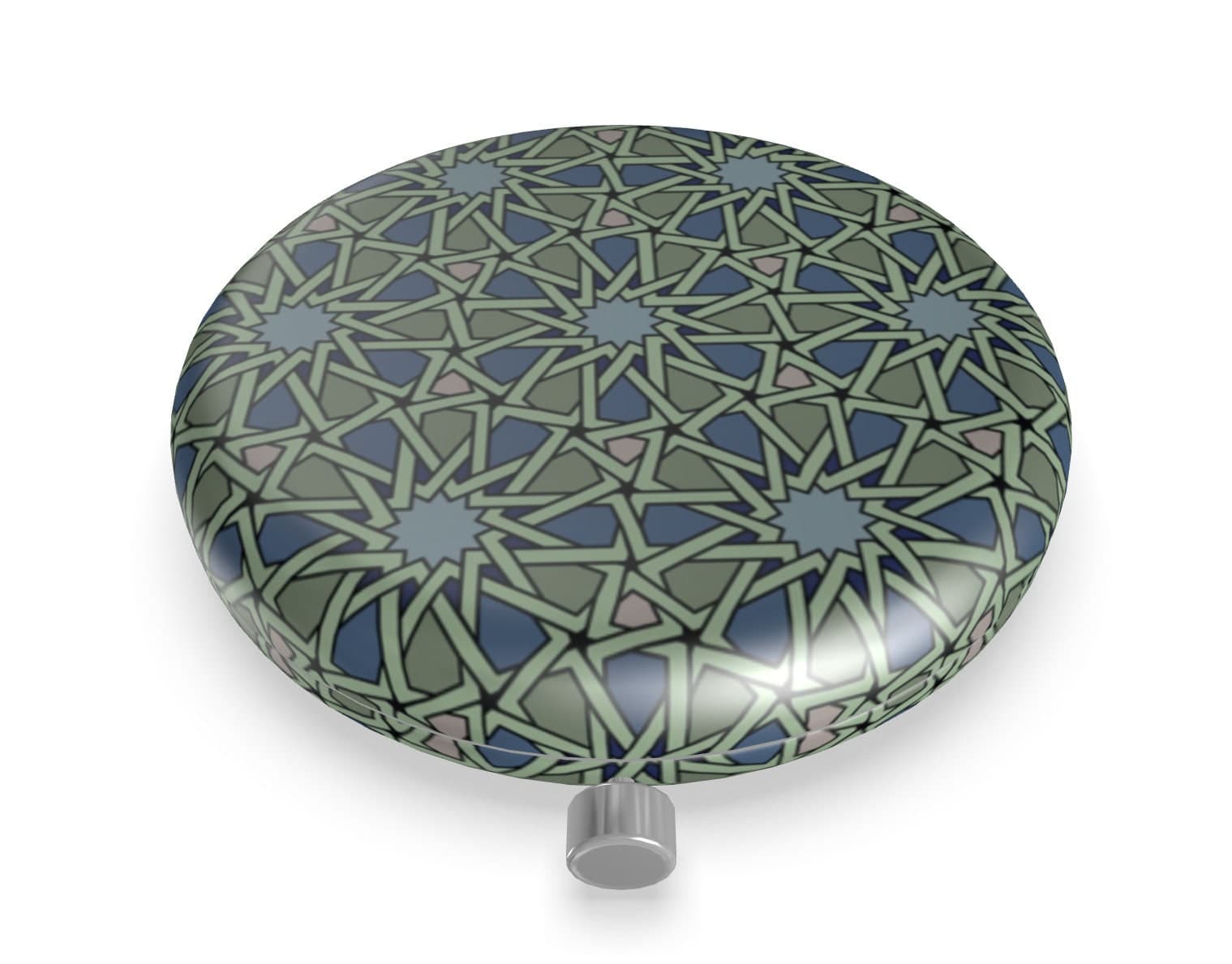 Metal Compact Pocket Mirror for her | Design Inspired by Islamic Art - image 4