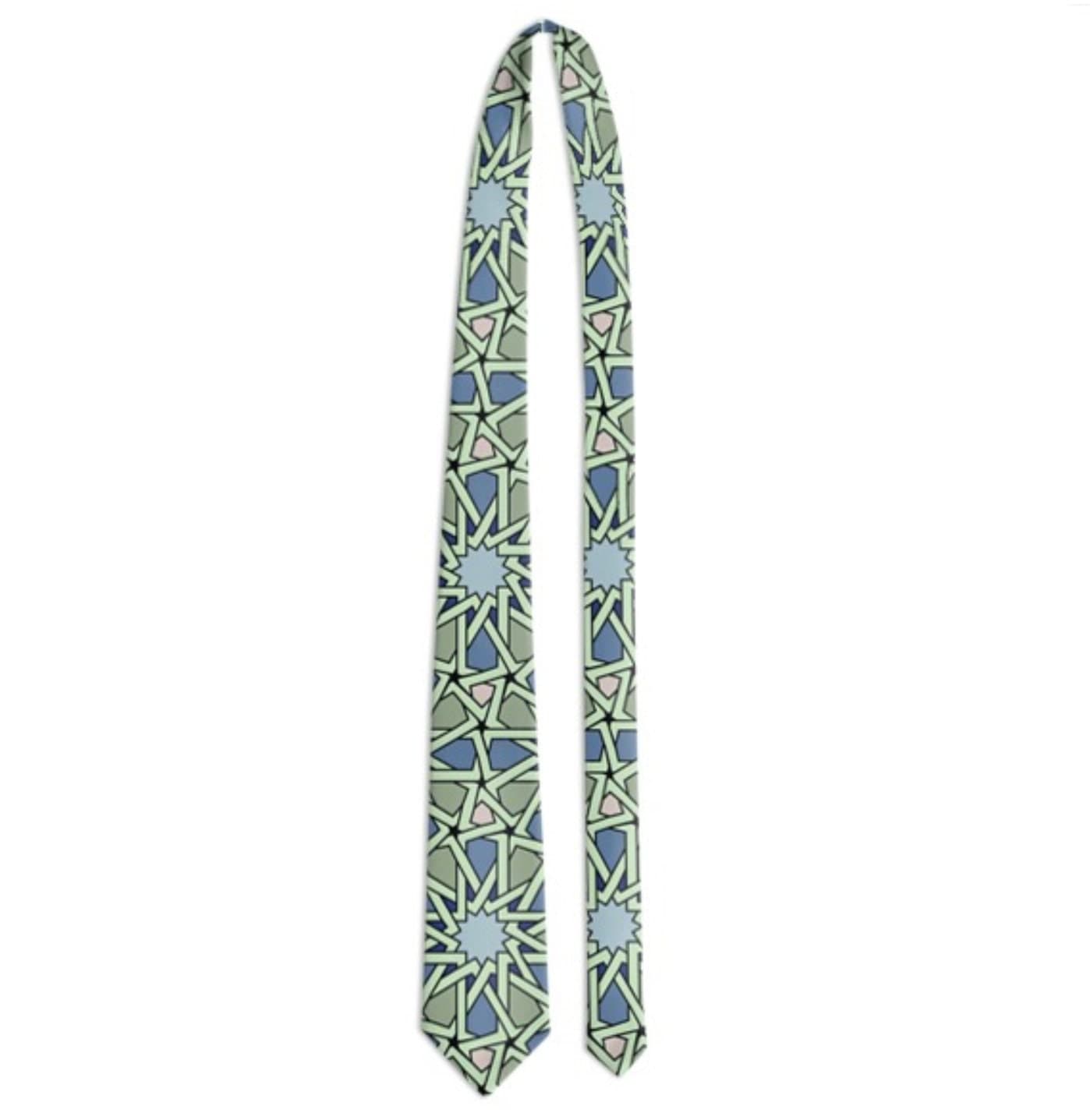 Ornamented Patterned Tie | Inspired by Islamic Art - image 3