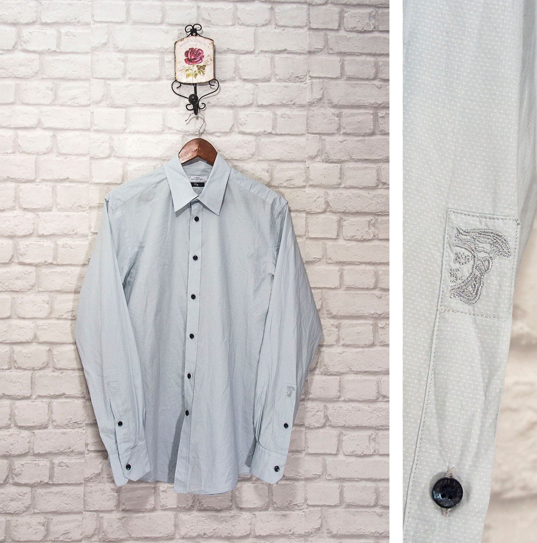 Versace Long Sleeve  Men's Shirt Size 40