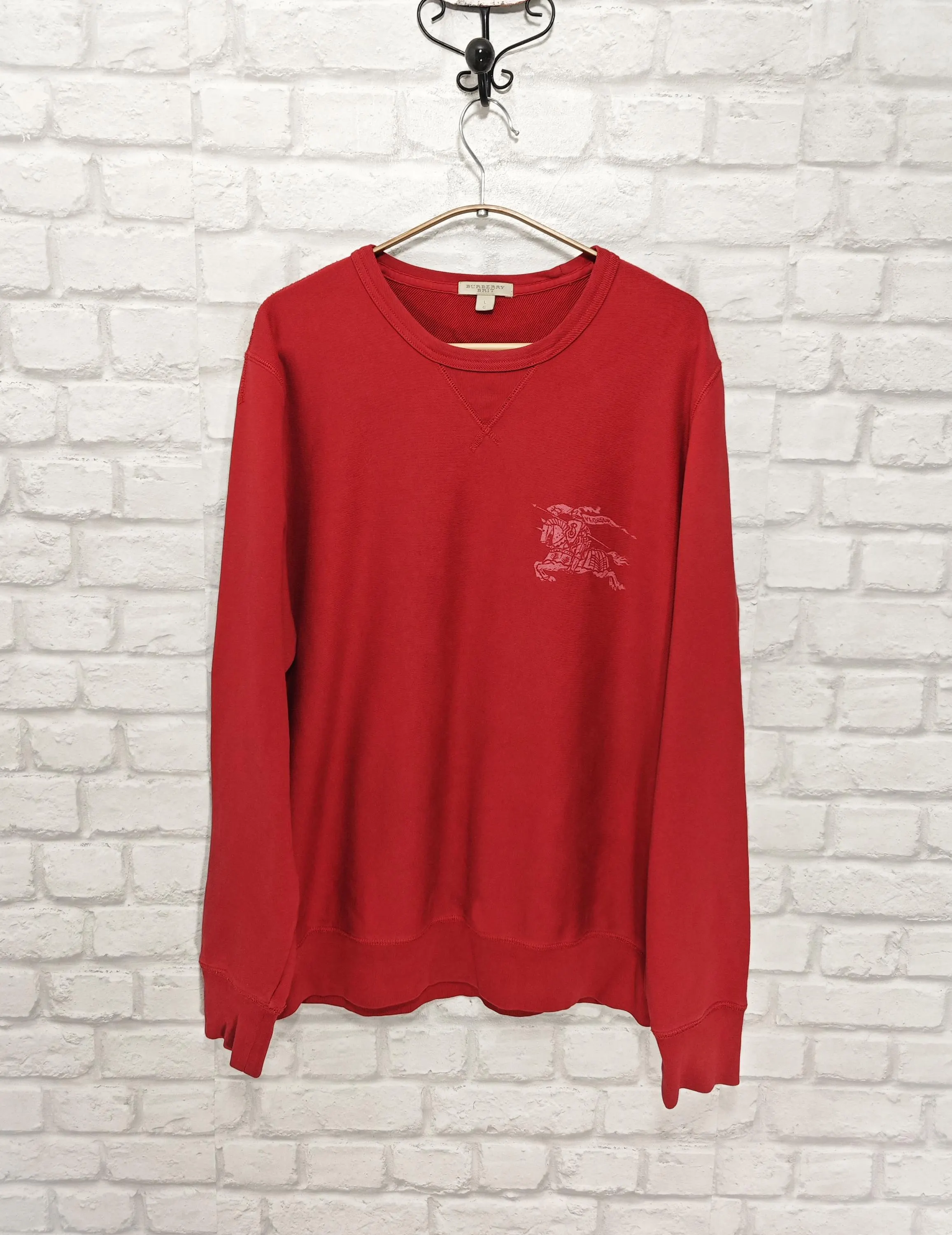 Burberry Brit Long Sleeve Men's Top Sweatshirt Size L