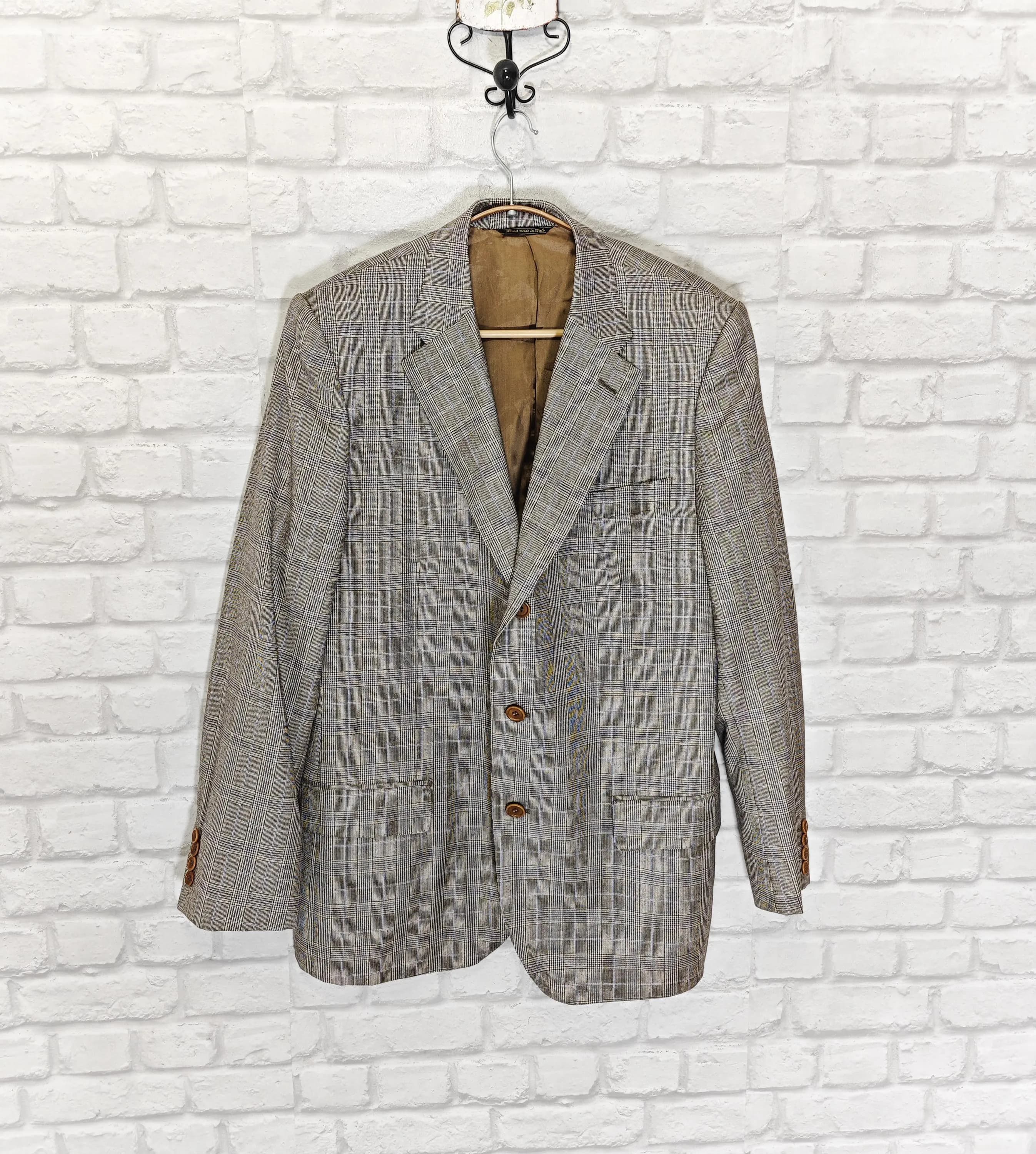 Loro Piana x Berry London 120's Wool Men's Luxury Suit Blazer Trousers Size 54 R - image 4