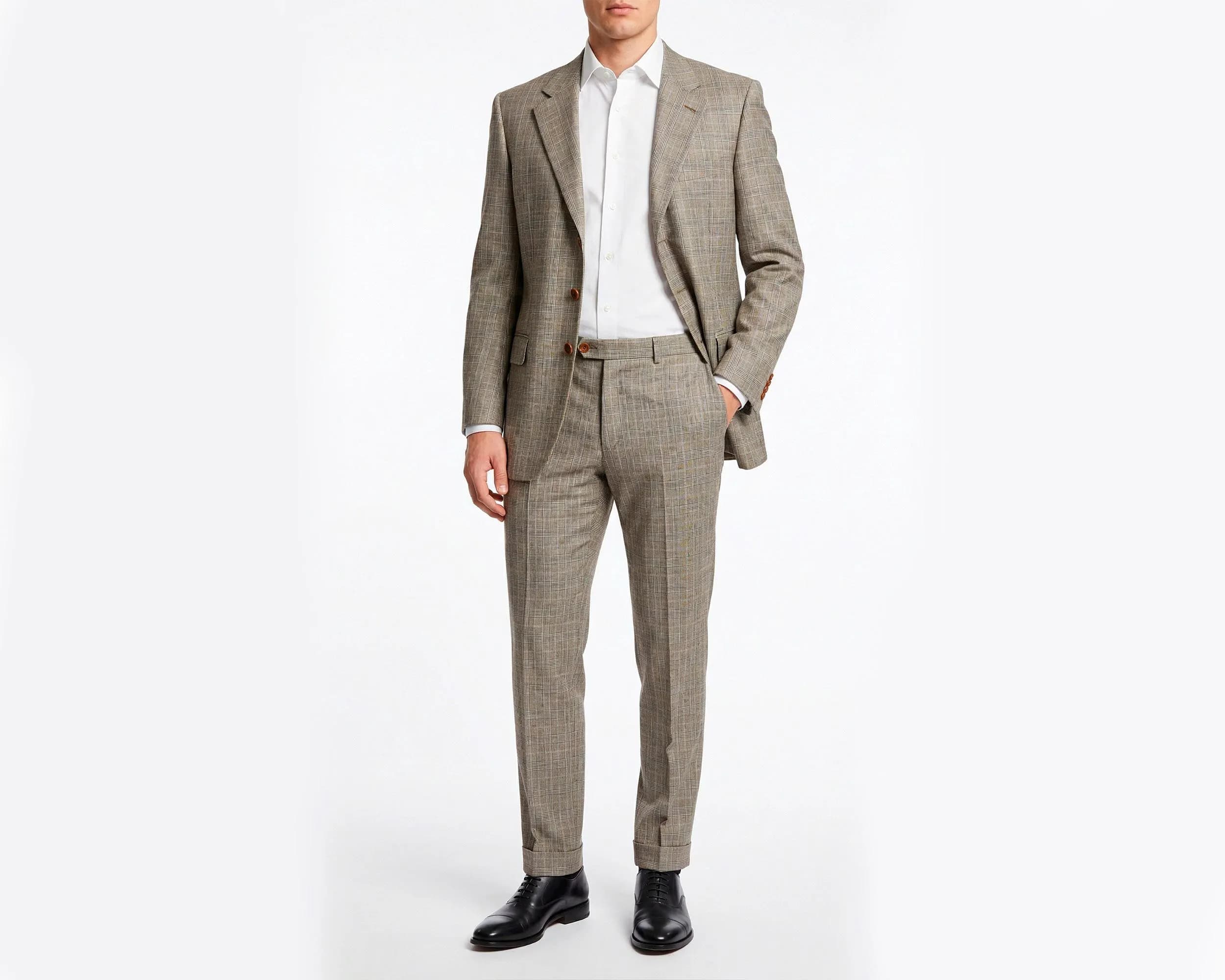 Loro Piana x Berry London 120's Wool Men's Luxury Suit Blazer Trousers Size 54 R