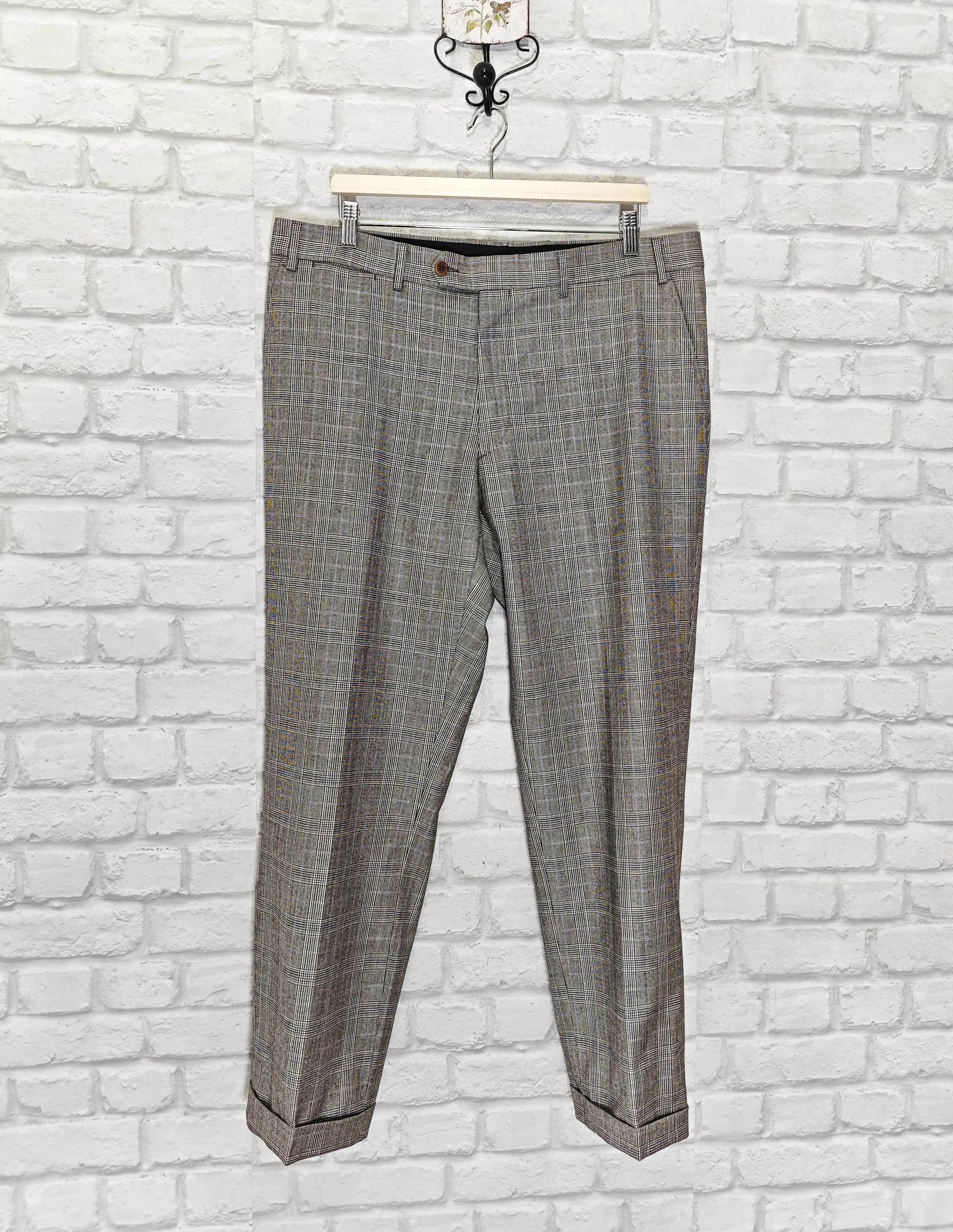 Loro Piana x Berry London 120's Wool Men's Luxury Suit Blazer Trousers Size 54 R - image 5