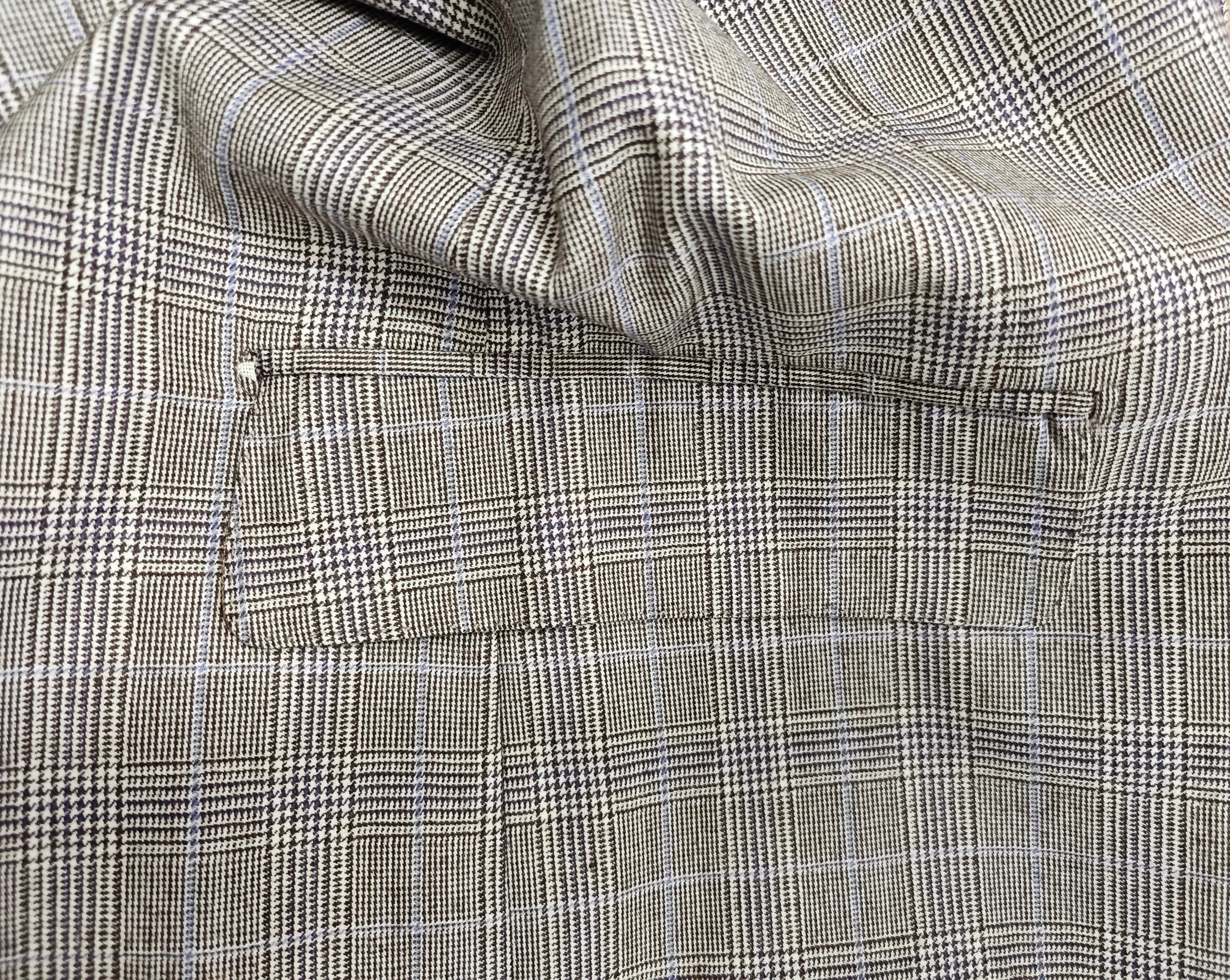 Loro Piana x Berry London 120's Wool Men's Luxury Suit Blazer Trousers Size 54 R - image 3