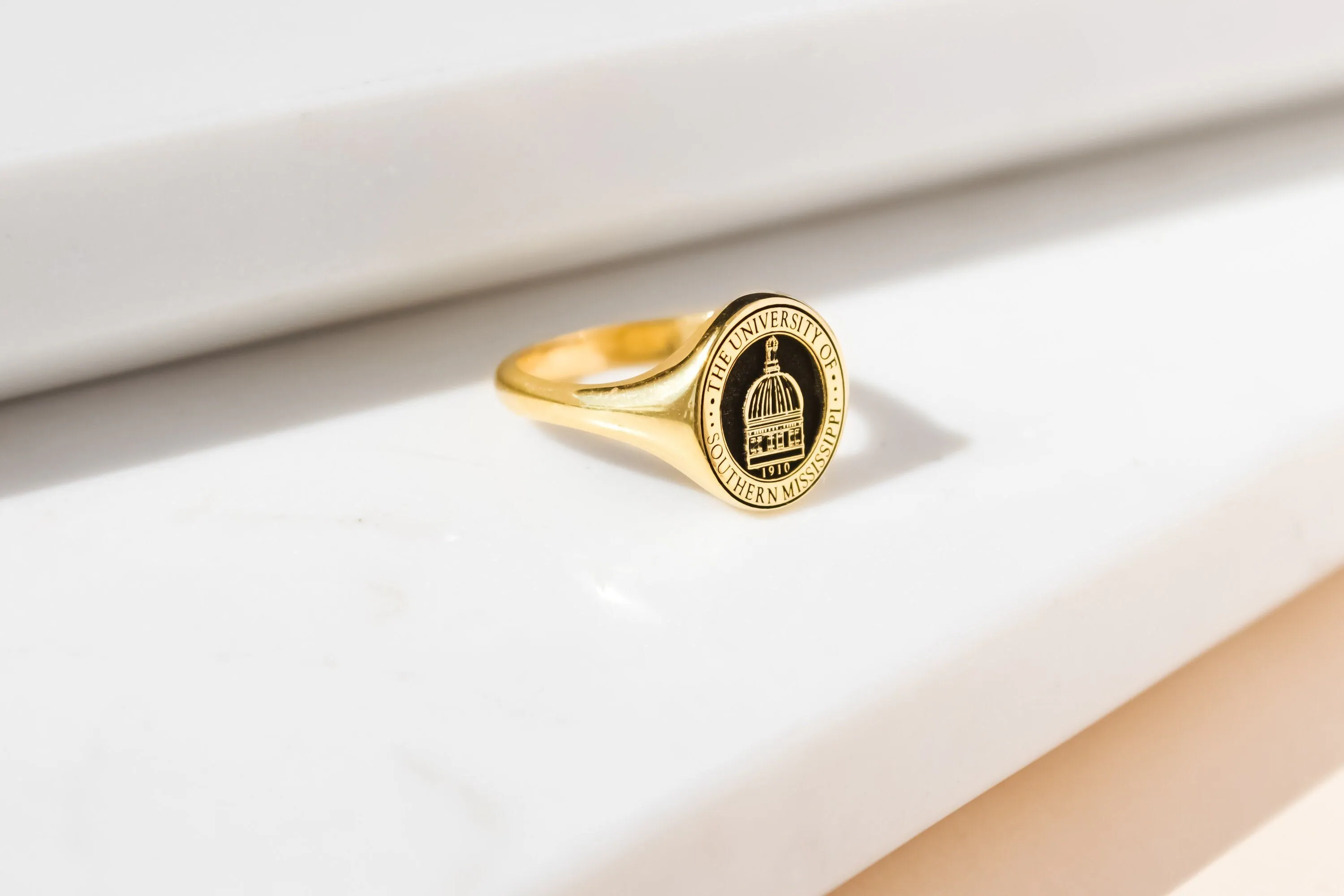 Personalized Signet Ring,College Class Ring,High School Graduation Rings,Custom Jewelry
