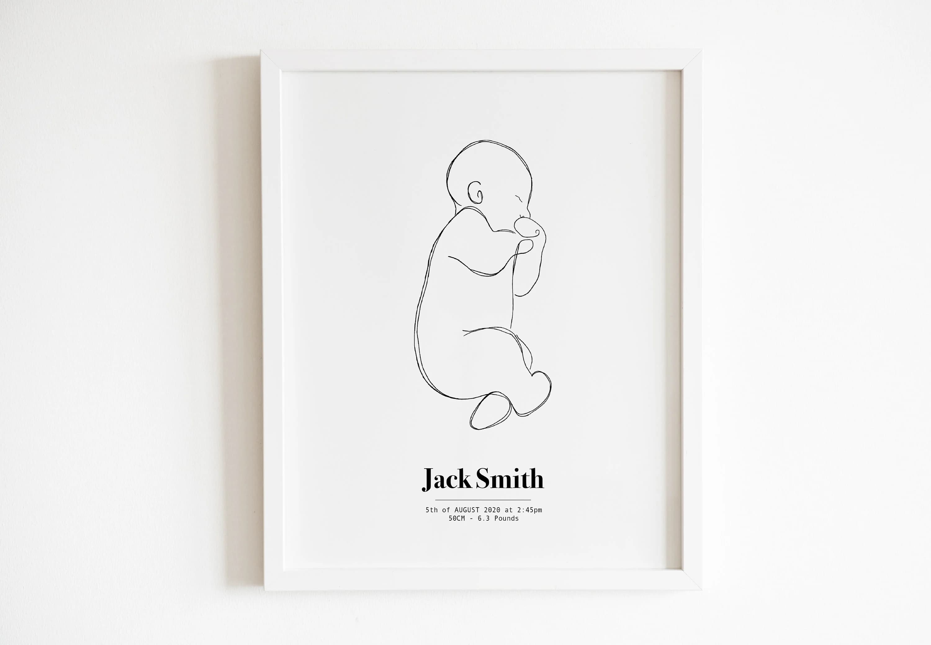 Customise Newborn Baby, Illustration Line, Drawing, Baby, Nursery, room, Art