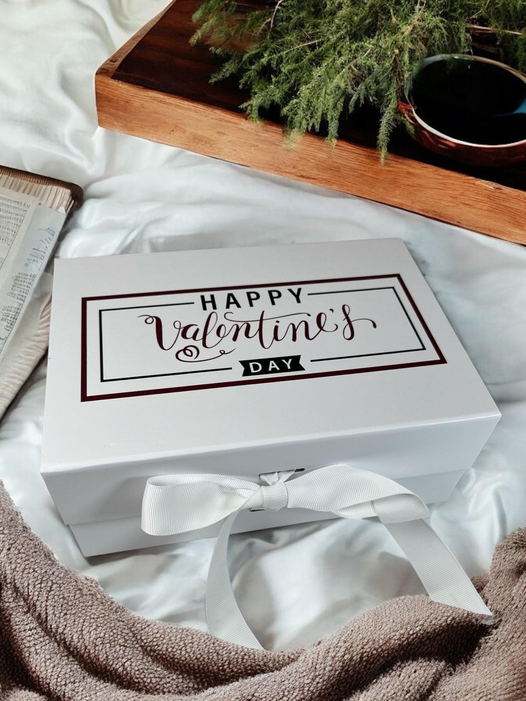 Happy Valentines day gift Box Can be personalised