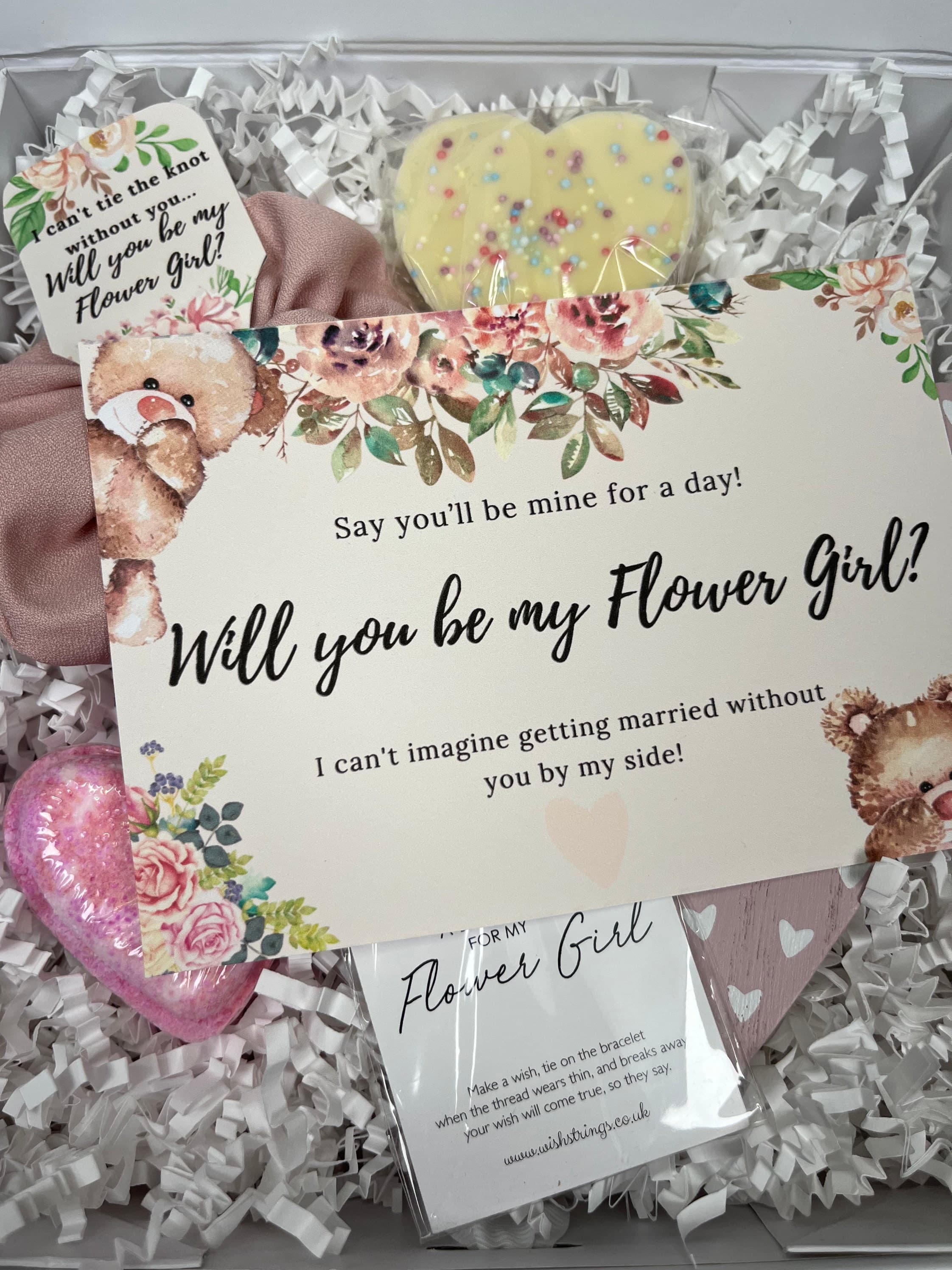 Personalised Flower Girl Gift Set, Bridesmaid Proposal Box - image 5