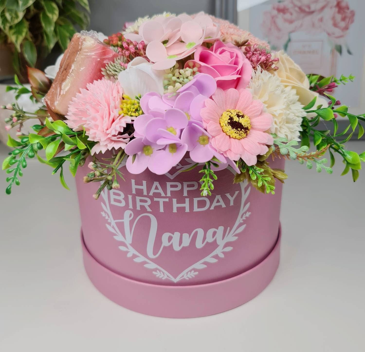Personalised Soap Flower Bouquet, Gift Box For Her - image 5