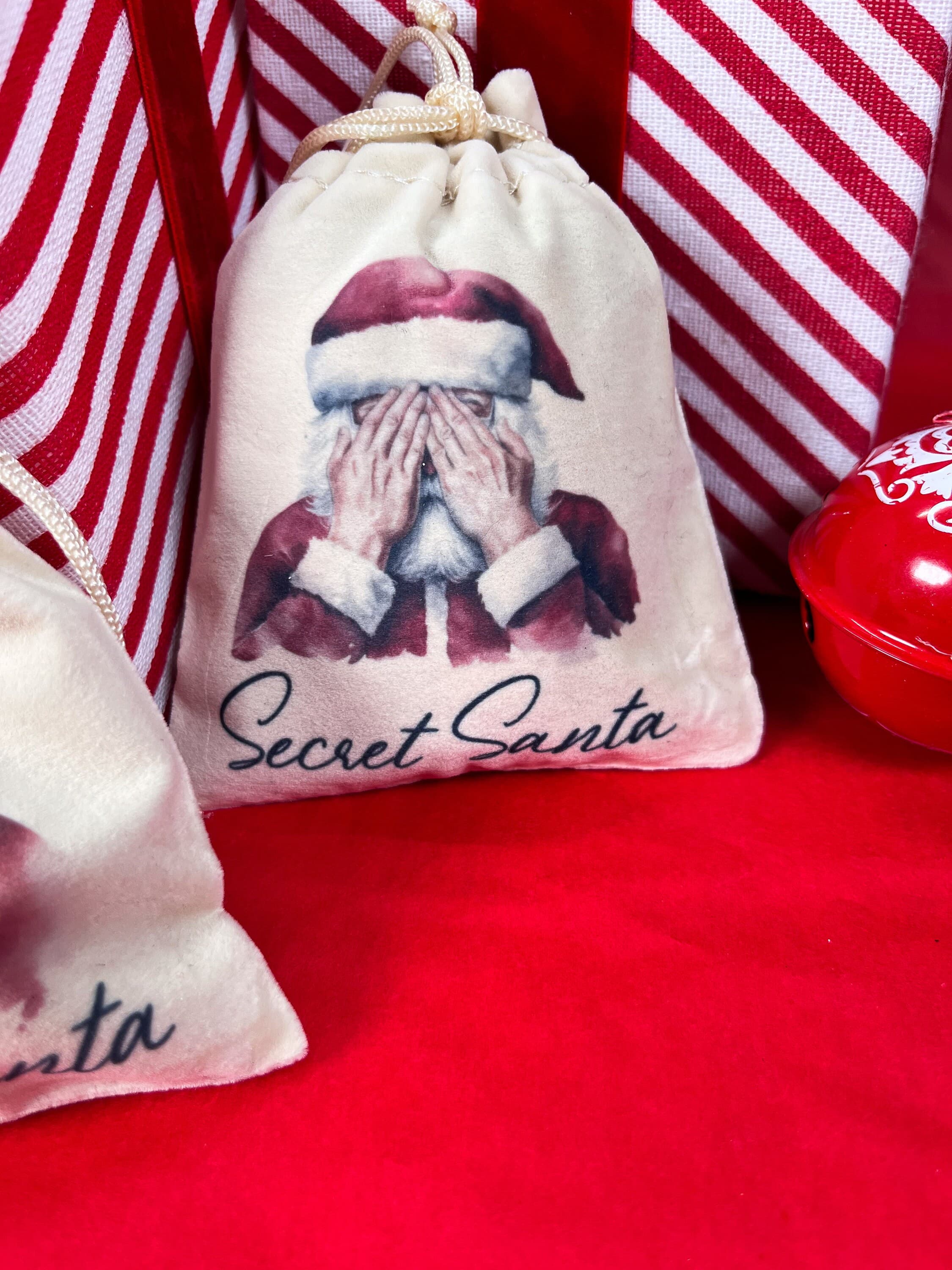Secret Santa Gift: Velvet Pouch with Surprise Item