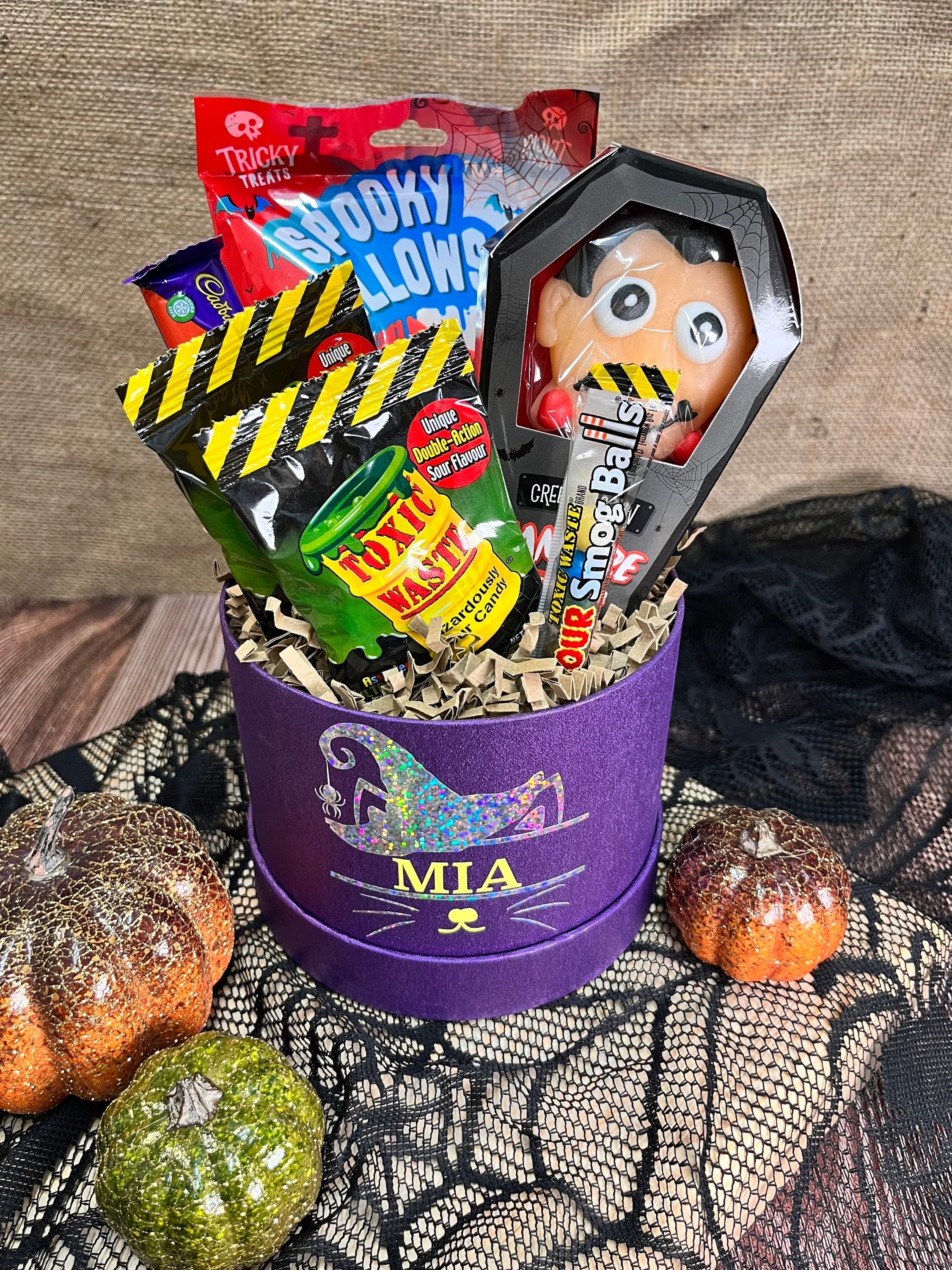 Personalised Halloween Sweet Box: Skull Decor, Candy Gift - image 3