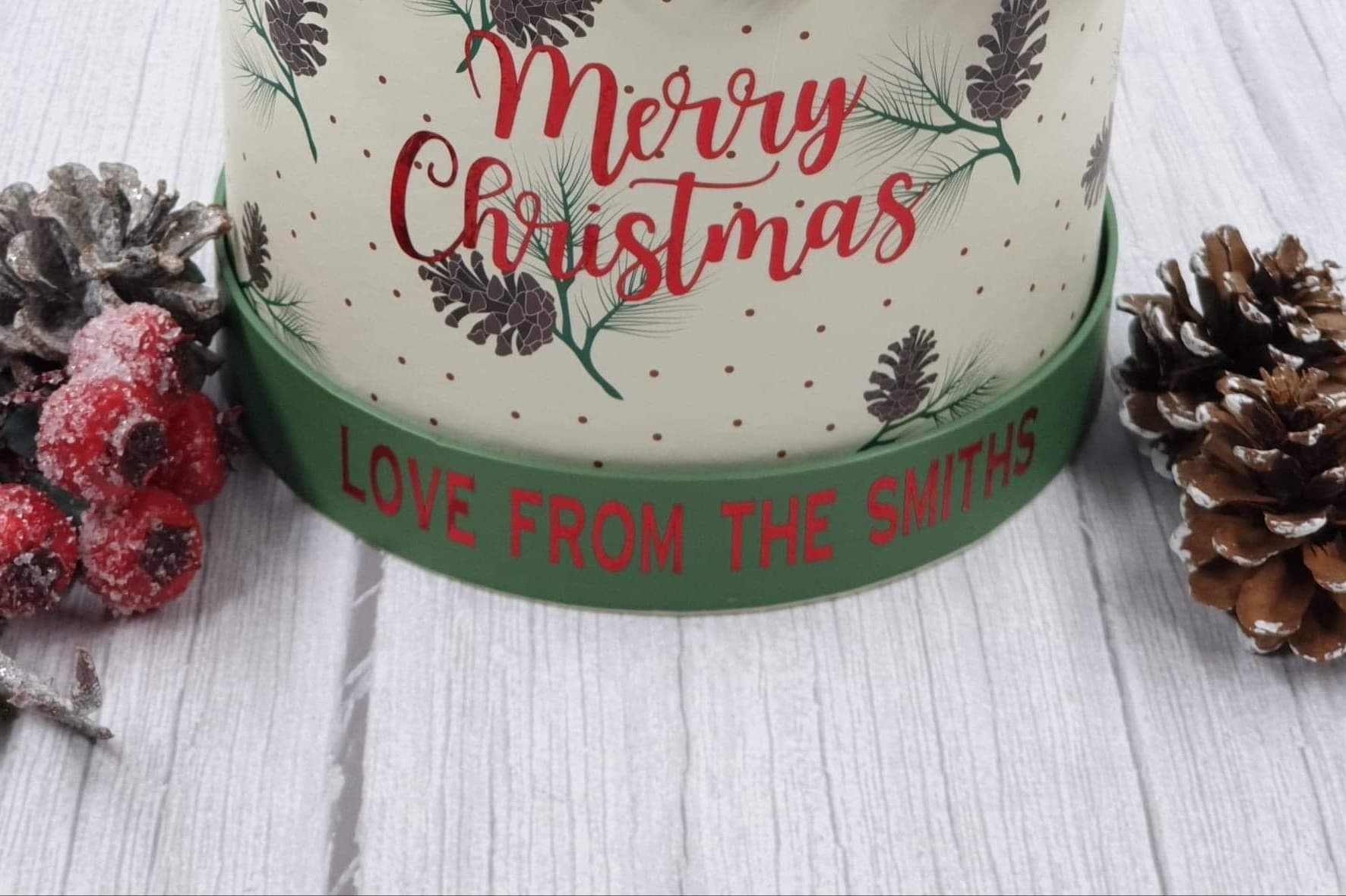 Personalised Scarf & Brooch Bouquet – Christmas Gift for Mum or Nan – Gift Box with Candle - image 5
