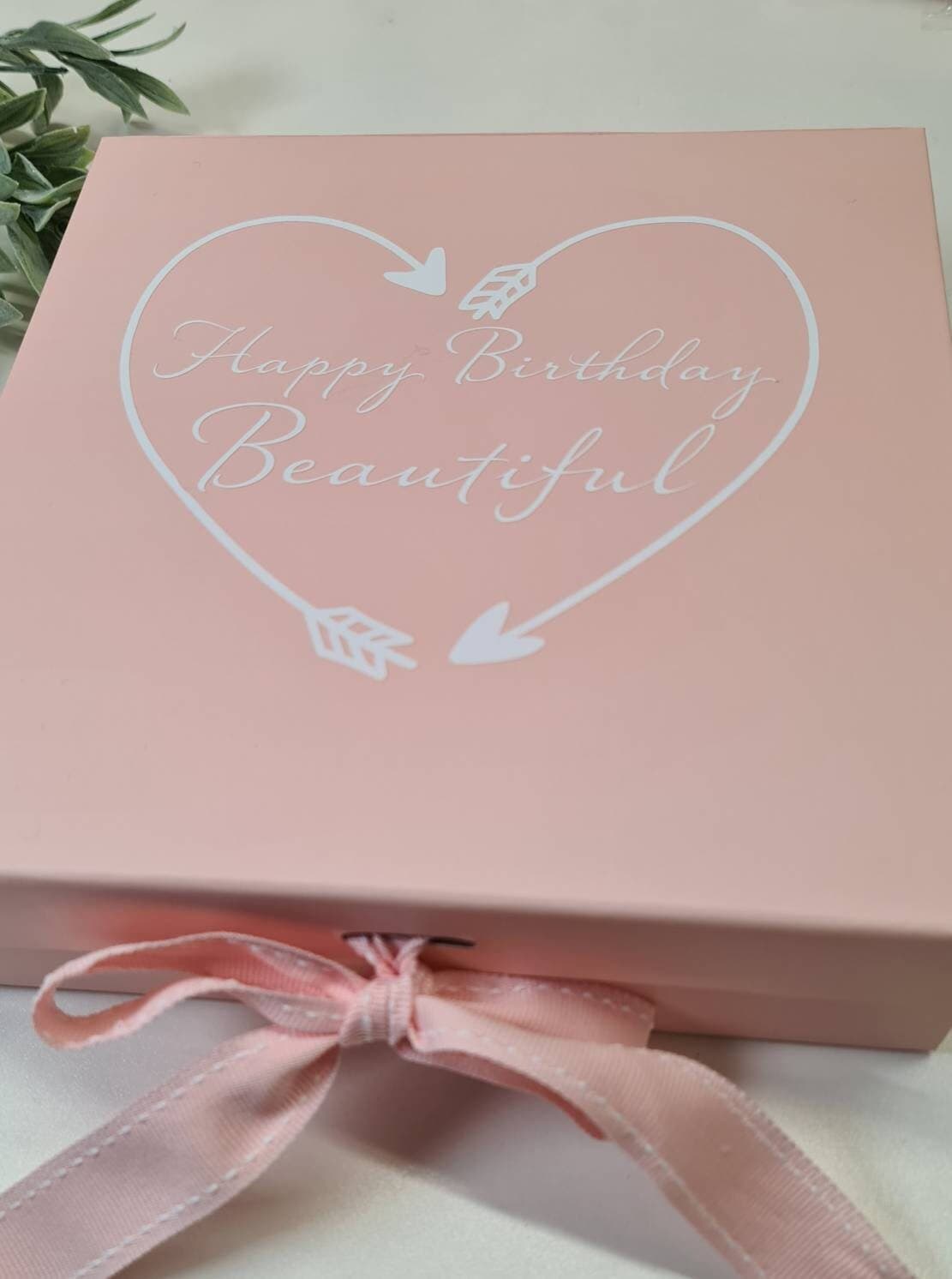 Personalised Magnetic Gift Box, Luxury Keepsake Box with Ribbon - image 3