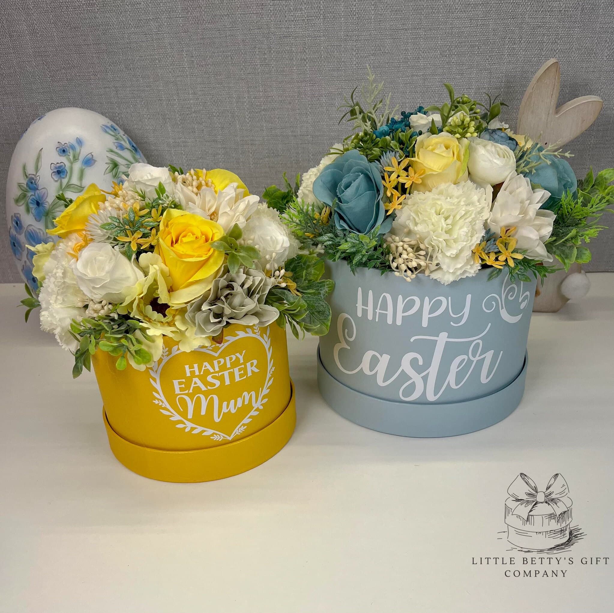 Personalised Easter Floral Centerpiece, Faux Spring Flowers - image 5