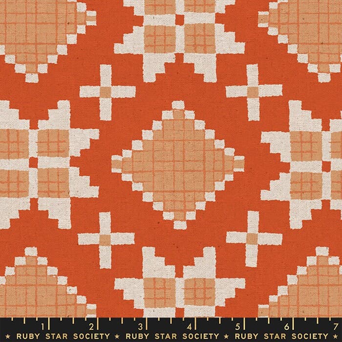 Ruby Star Society - Heirloom - Star in Red - Alexia Abegg - fabric for sewing, fabric for bagmaking - image 3