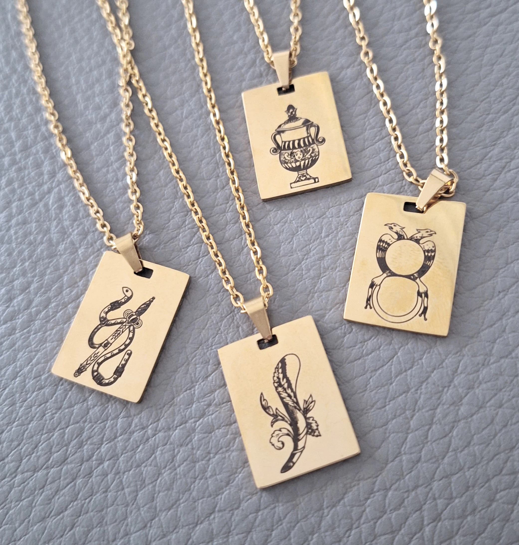 Italian Playing Card Necklace, Briscola Scopa Pendant, Neapolitan Cards Jewelry