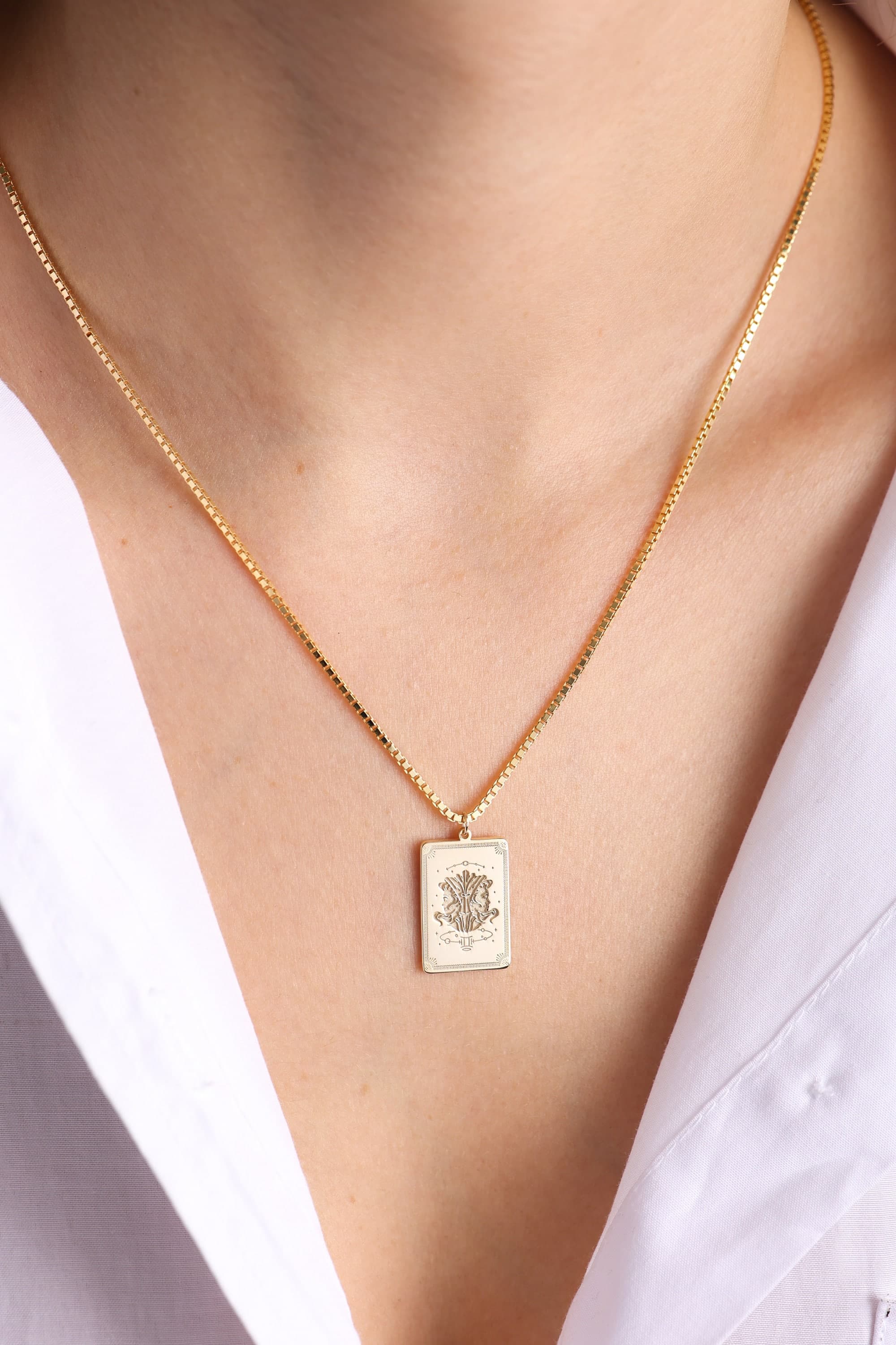 Zodiac Necklace  , Zodiac Charm Necklace , Scorpio Zodiac Necklace,  Leo Necklace , Libra Necklace Zodiac,Virgo Necklace, Astrology necklace - image 3