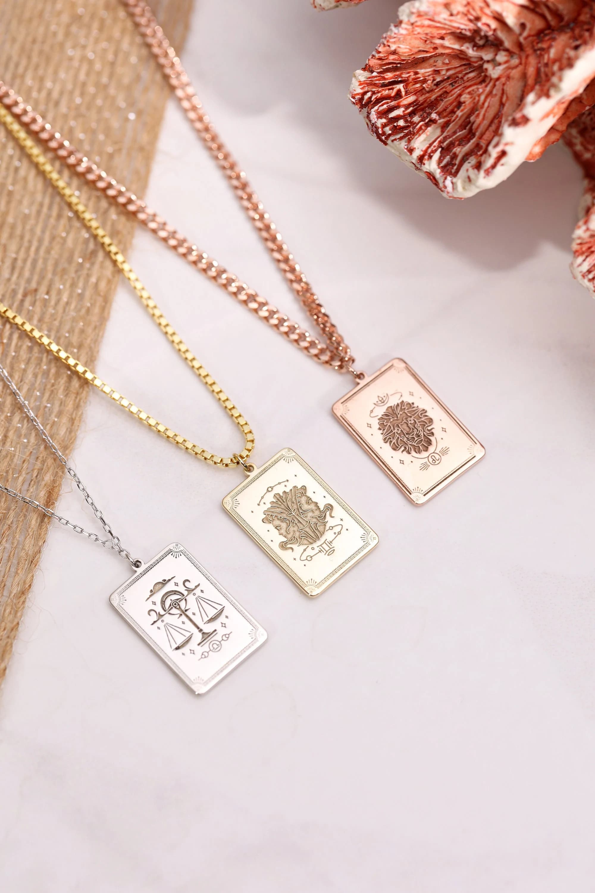 Zodiac Necklace , Zodiac Charm Necklace , Scorpio Zodiac Necklace, Leo Necklace , Libra Necklace Zodiac,Virgo Necklace, Astrology necklace