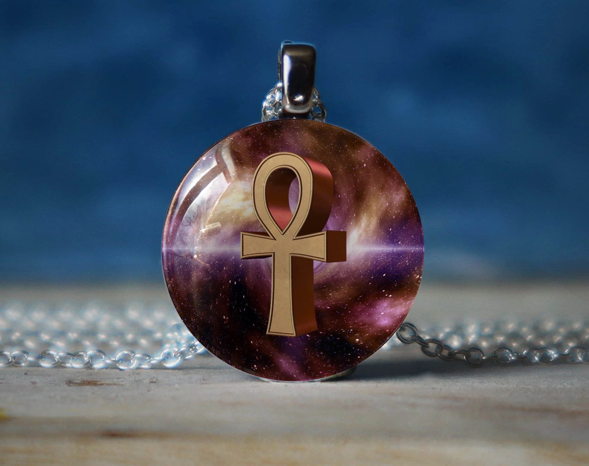 ankh necklace , ankh jewelry , ankh pendant , egyptian necklace