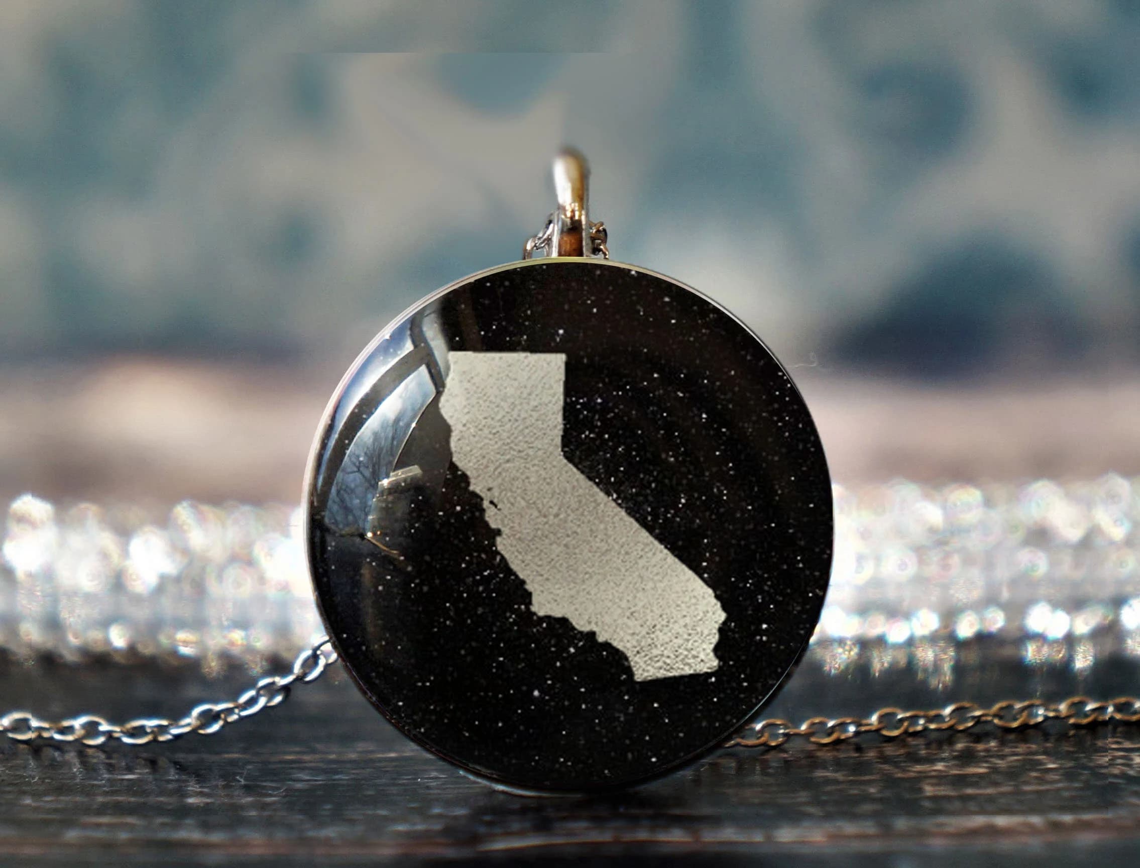 california state , california jewelry , california pendant , ca state necklace , california love , california girl