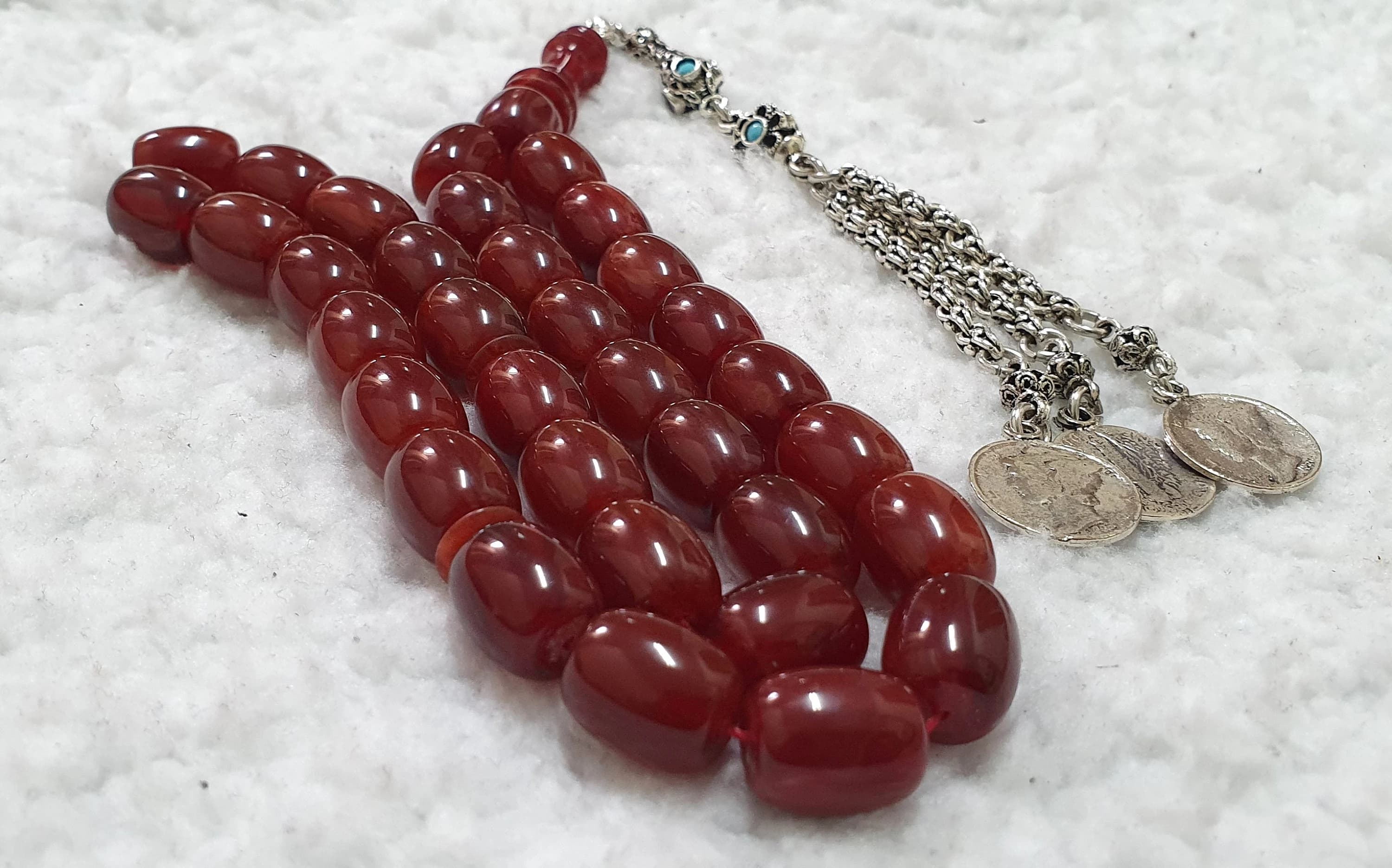 HQ Handmade Sandalous Bakelite Islamic Prayer Rosary Tasbih Misbaha Tasbeeh Tesbeeh Tesbih #006