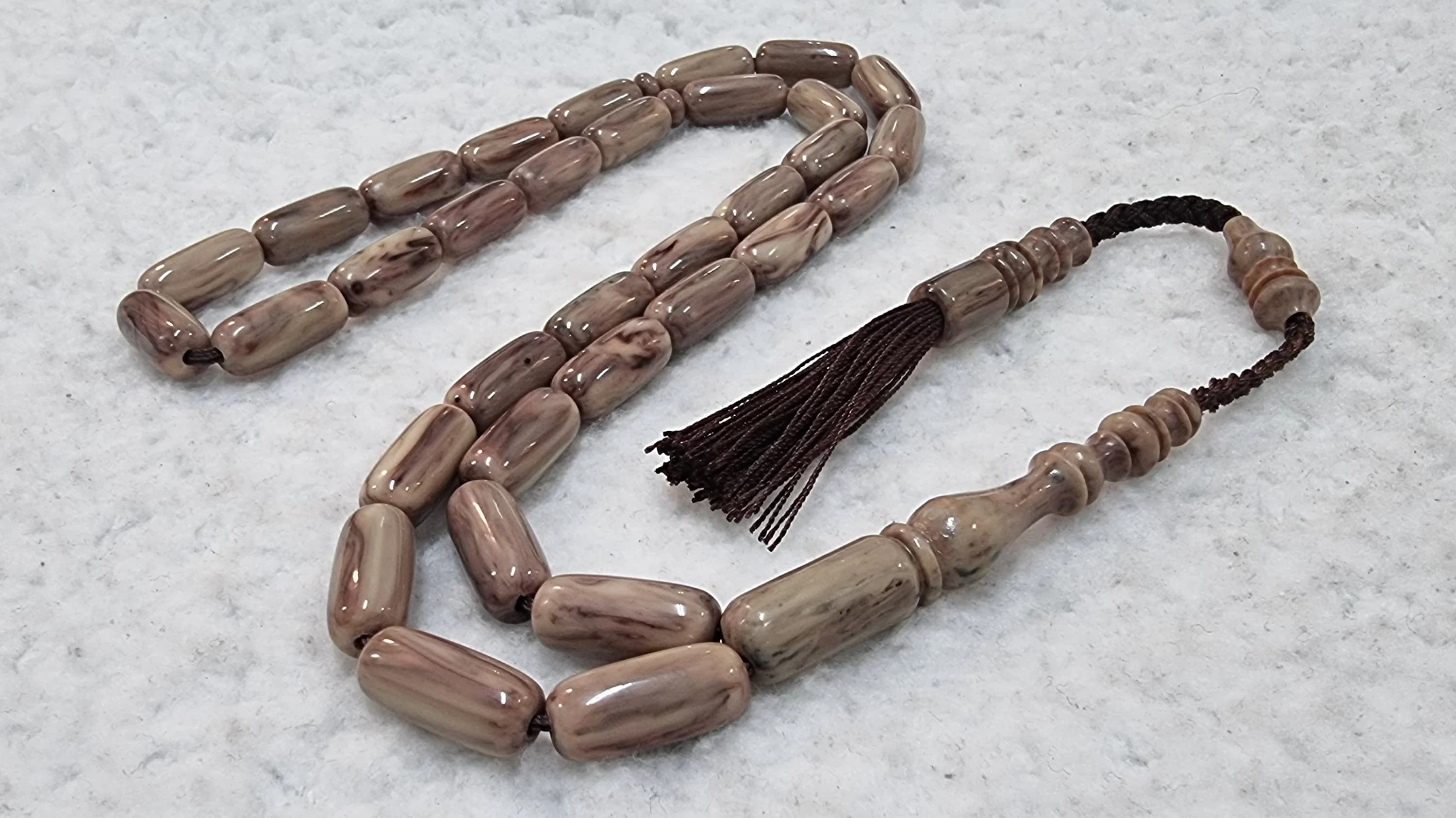 HQ Handmade Sandalous Catalin Bakelite Islamic Prayer Rosary 33 Beads Misbaha Tasbih Tasbeeh Tesbih Tesbih #G5-003