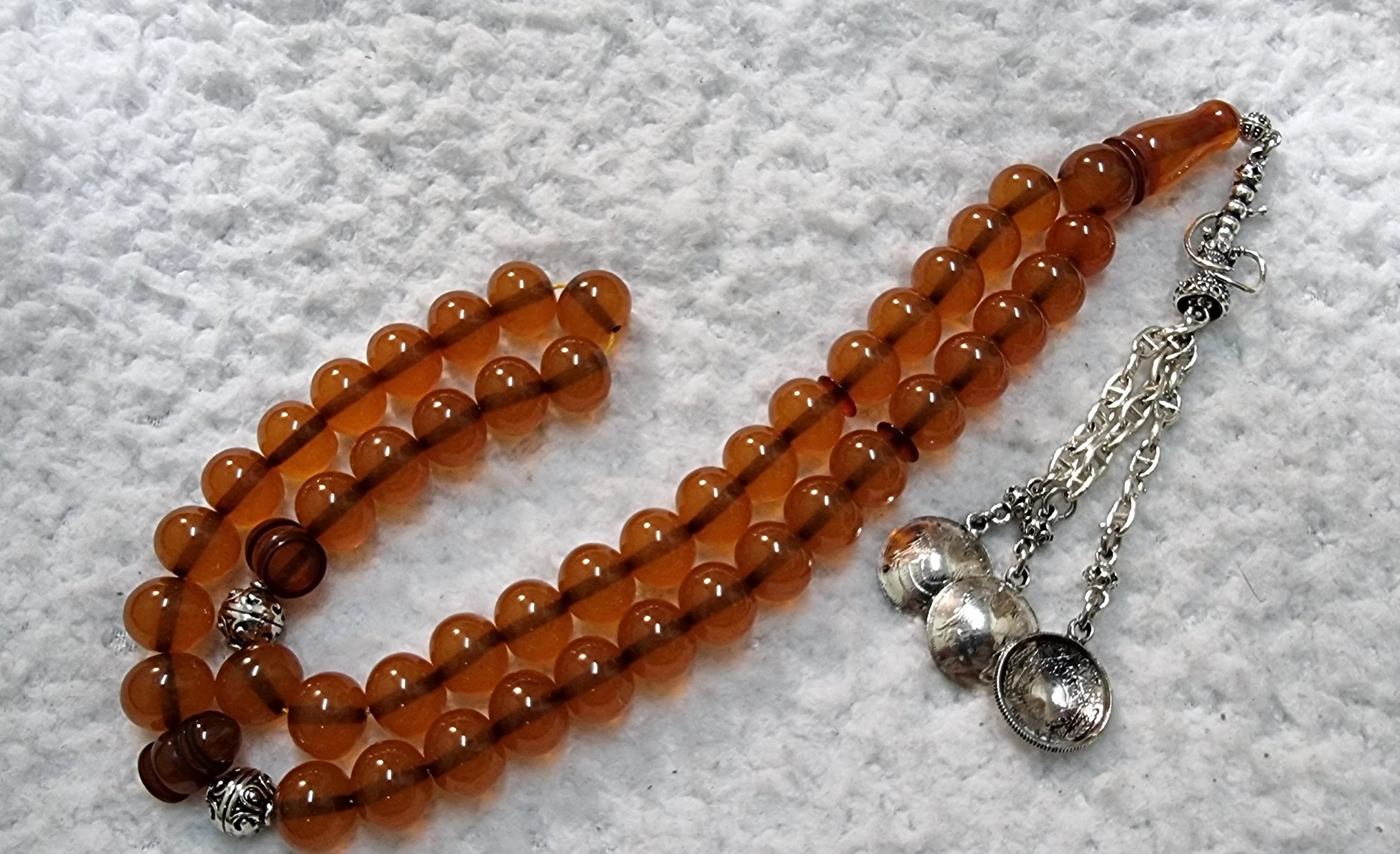HQ Handmade Faturan Bakelite Islamic Prayer Rosary 45 Beads Misbaha Tasbih Tasbeeh Tesbih Tesbeeh #G4-009 - image 4