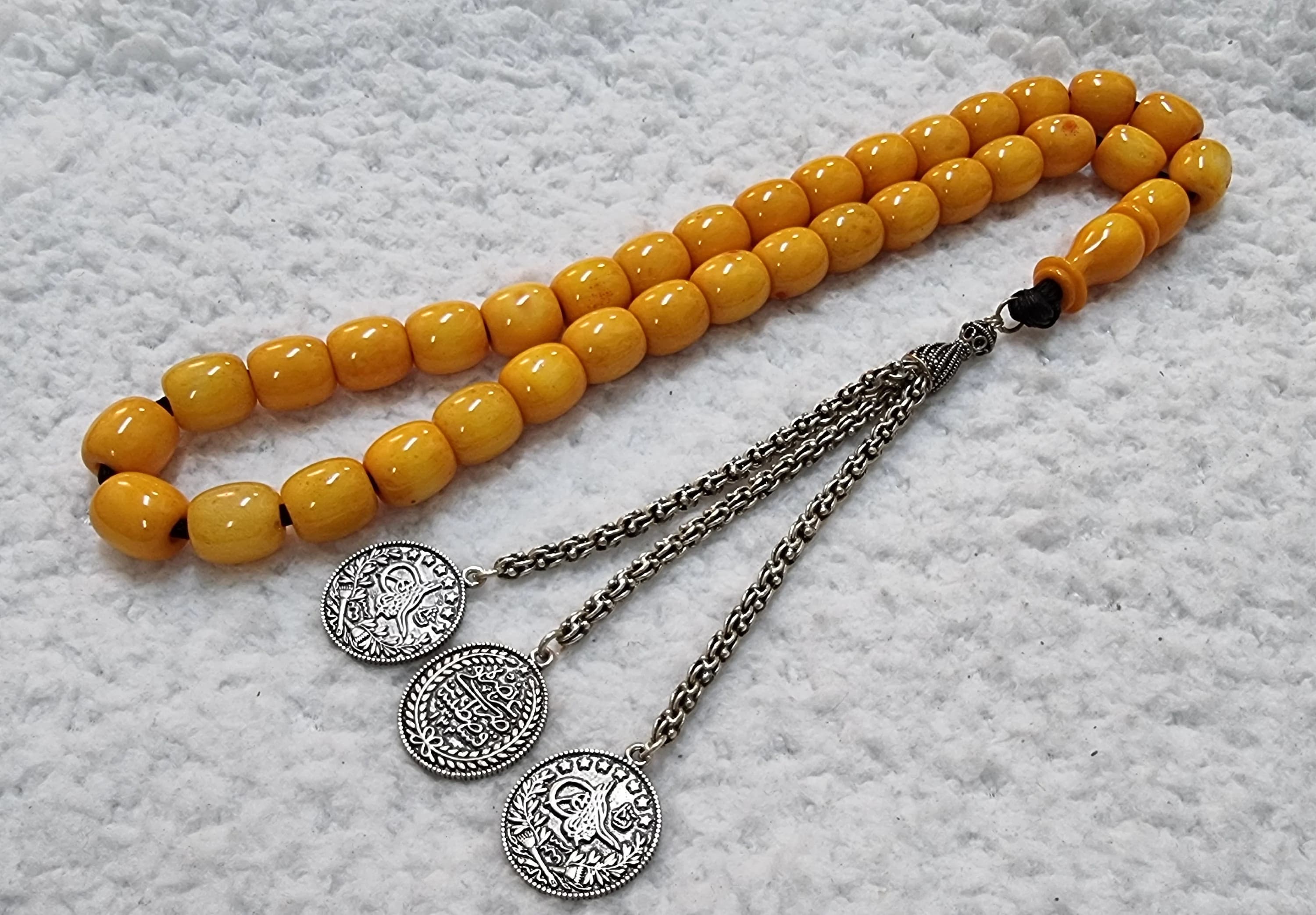 Special Handmade Original German Faturan Bakelite Islamic Prayer Rosary Tasbih Misbaha Tasbeeh Tesbih Tesbeeh - image 4