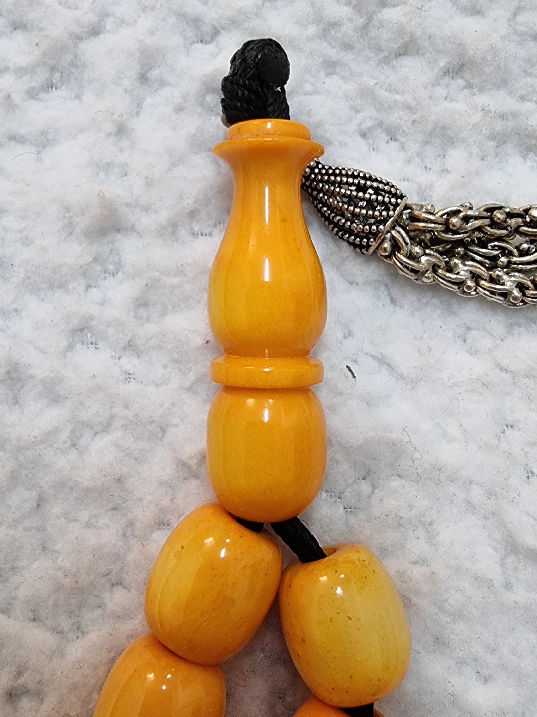 Special Handmade Original German Faturan Bakelite Islamic Prayer Rosary Tasbih Misbaha Tasbeeh Tesbih Tesbeeh - image 5