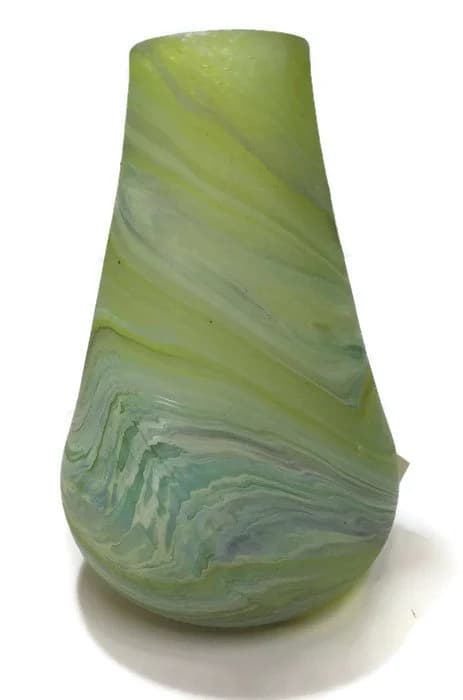 New Phoenician Style Hebron Blowing Glass Big VASE Holy Land Handmade Blown Color Art - A0124BiV