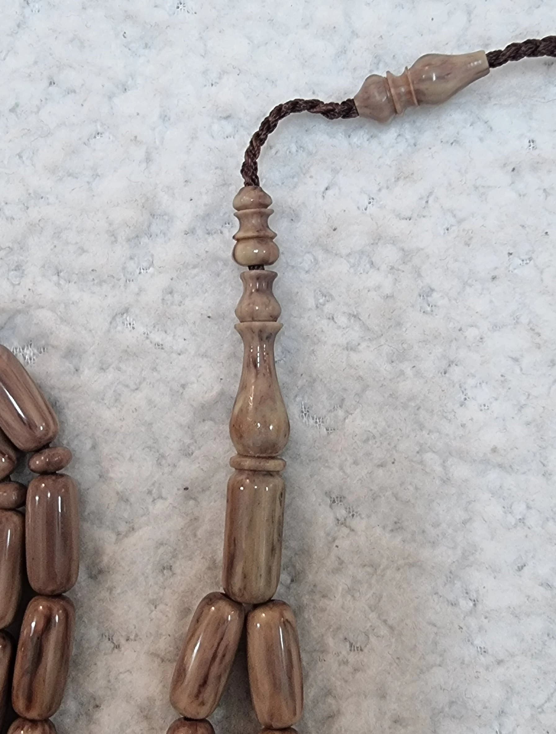 HQ Handmade Sandalous Catalin Bakelite Islamic Prayer Rosary 33 Beads Misbaha Tasbih Tasbeeh Tesbih Tesbih #G5-003 - image 4