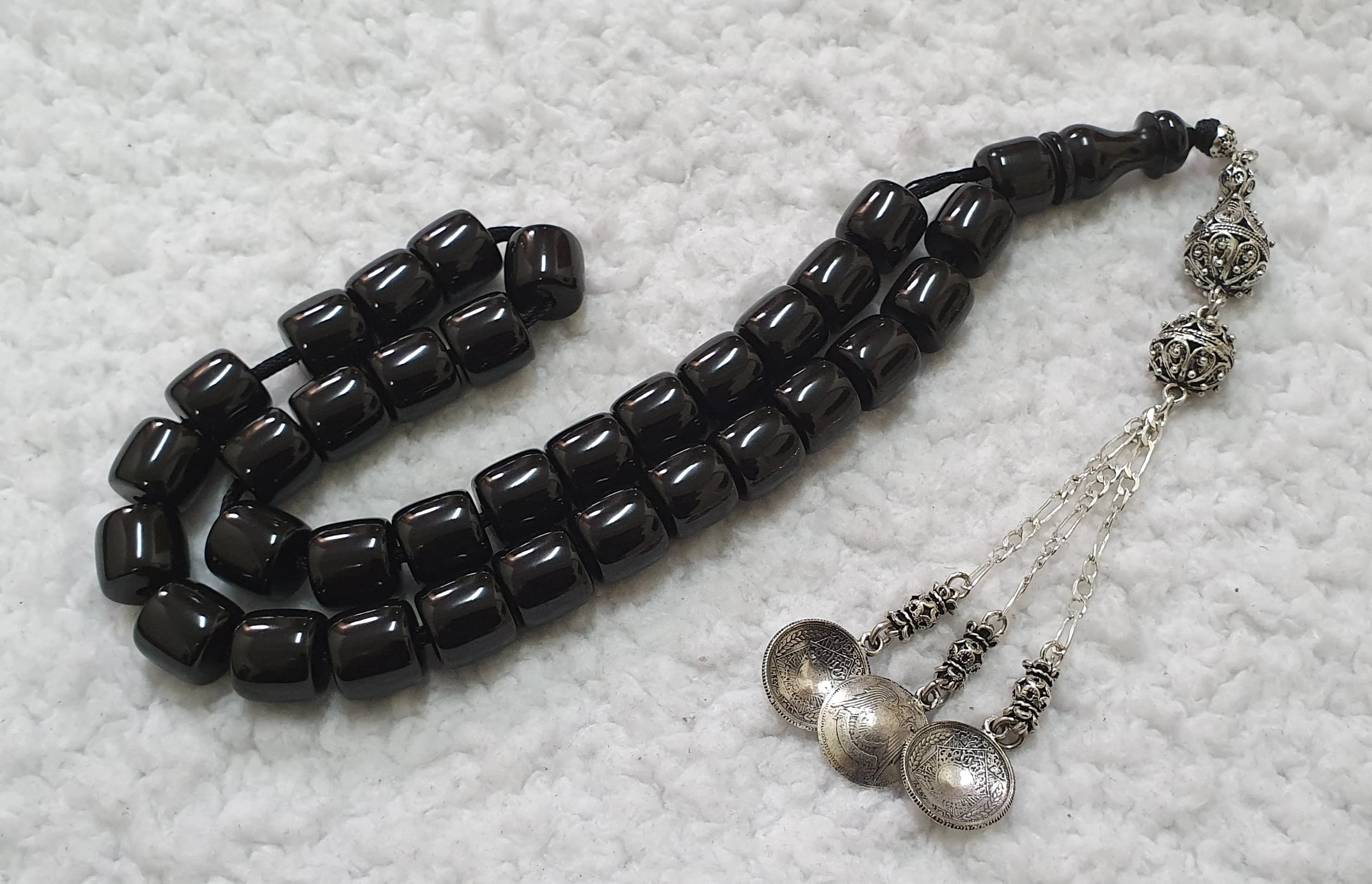 Ottoman Handmade Sandalous Bakelite Islamic Prayer Rosary Tasbih Misbaha Tasbeeh Tesbih Tesbeeh - image 3