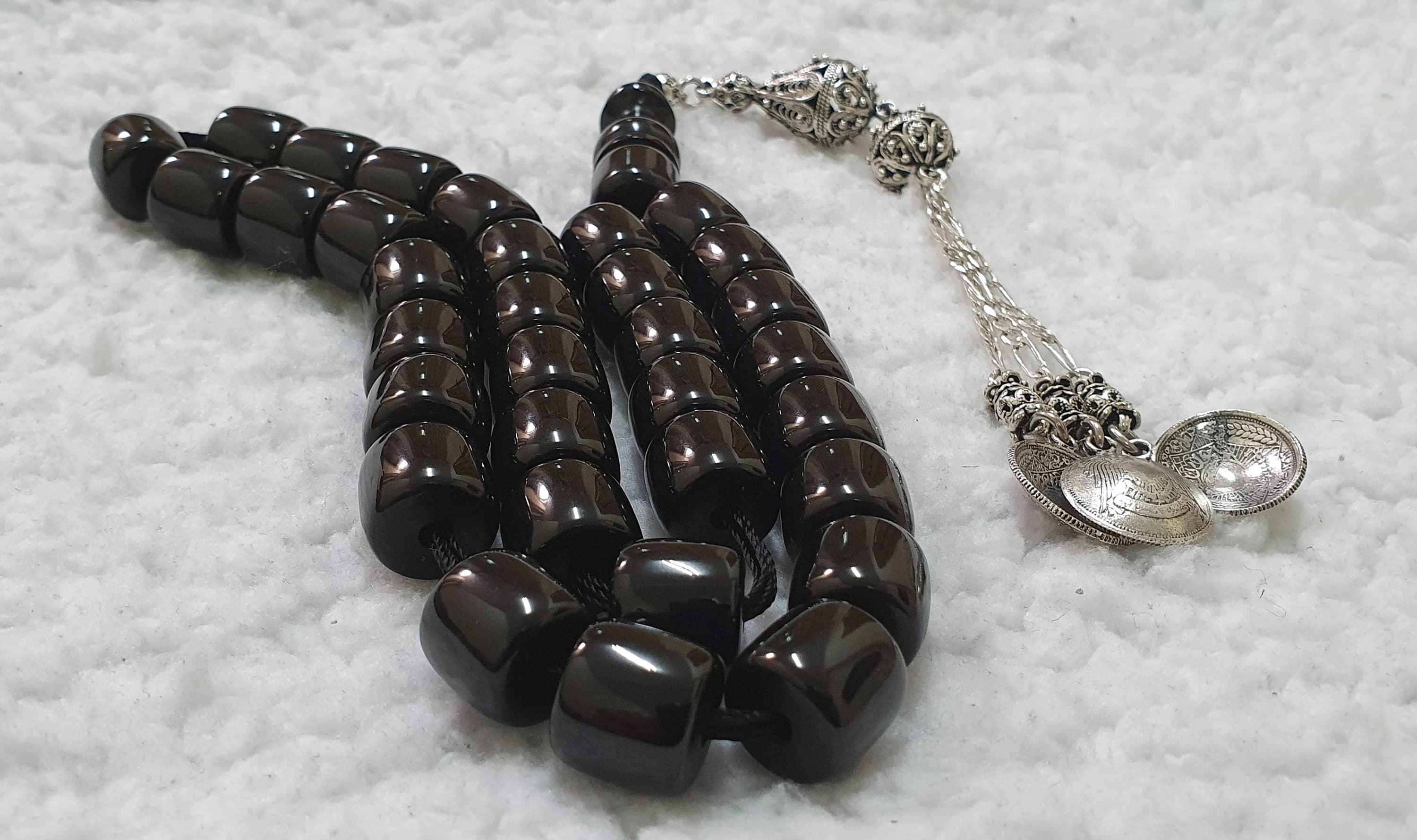 Ottoman Handmade Sandalous Bakelite Islamic Prayer Rosary Tasbih Misbaha Tasbeeh Tesbih Tesbeeh - image 4