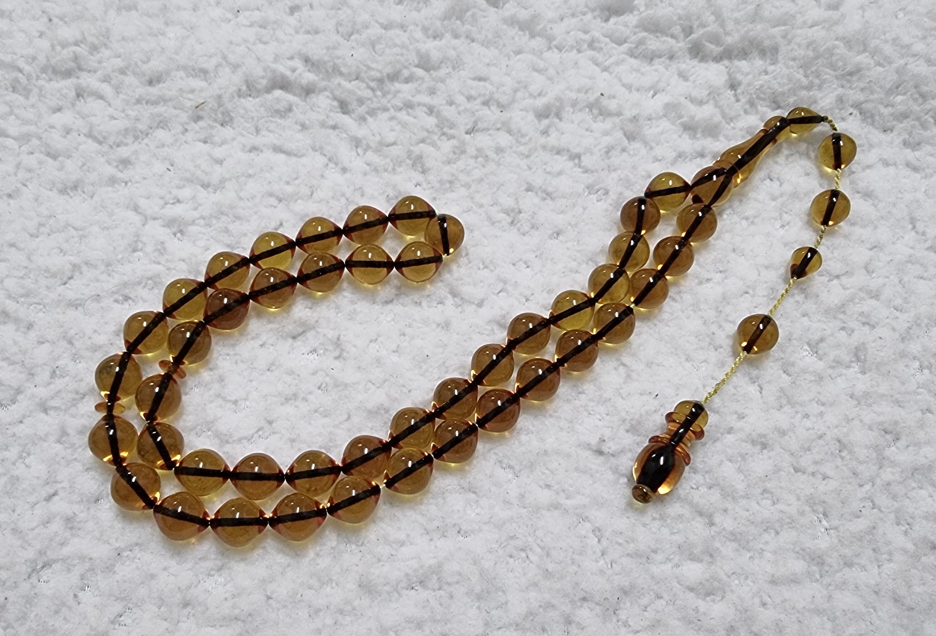 HQ Handmade Sandalous Bakelite Islamic Prayer Rosary 45 Beads Misbaha Tasbih Tasbeeh Tesbih Tesbeeh #G7-004 - image 5