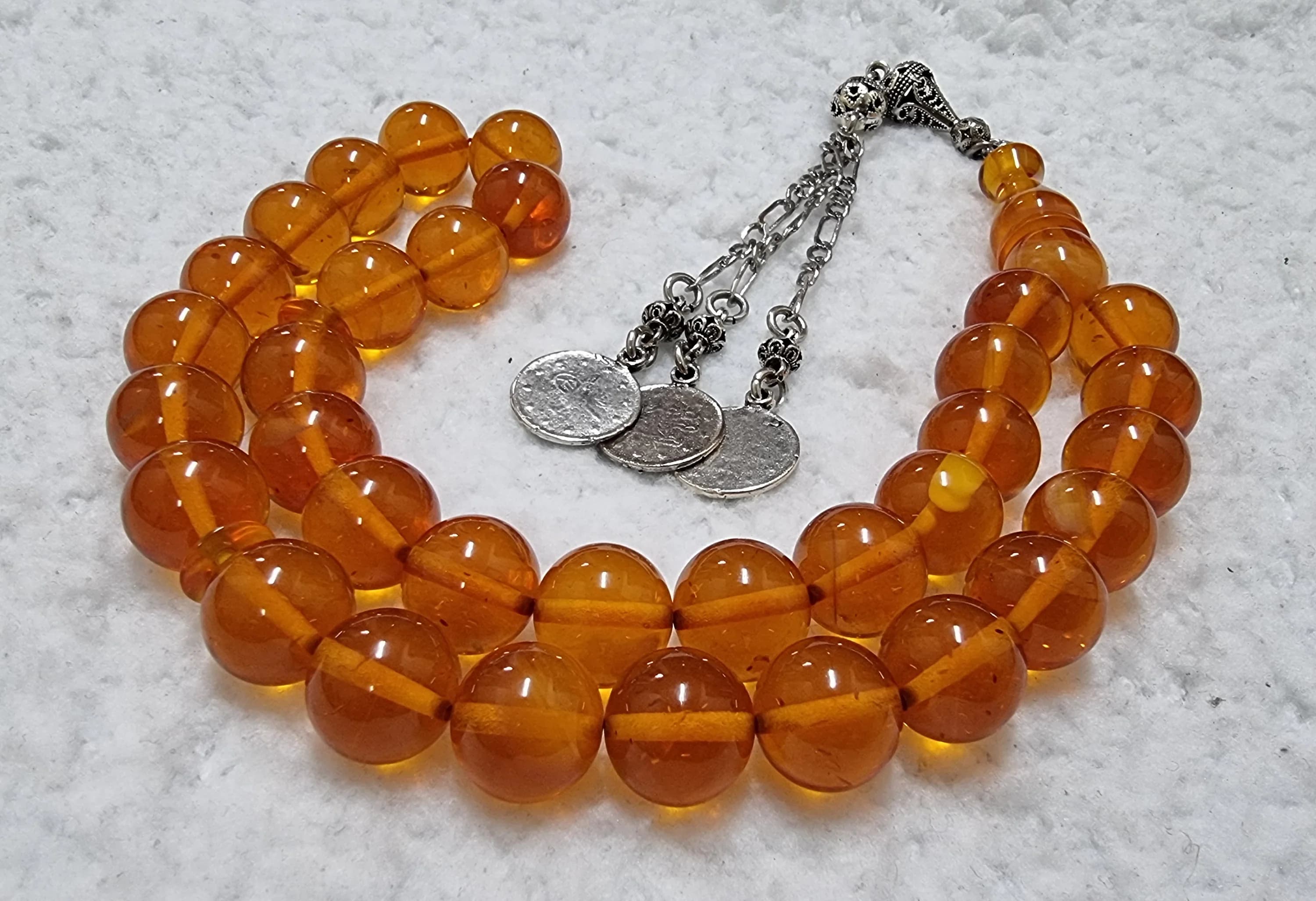 HQ Handmade Sandalous Bakelite Islamic Prayer Rosary Tasbih Misbaha Tasbeeh Tesbih Tesbeeh #023