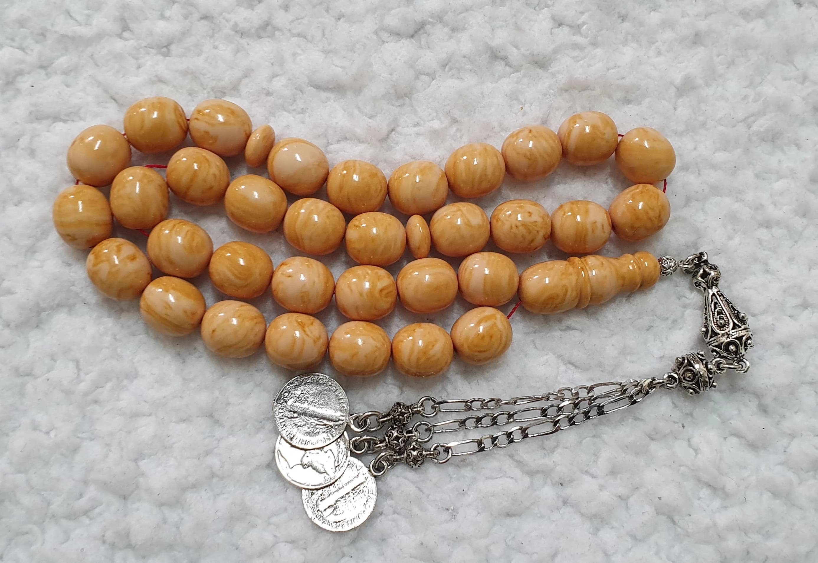 HQ Handmade Sandalous Bakelite Islamic Prayer Rosary Tasbih Misbaha Tasbeeh Tesbih Tesbeeh #003