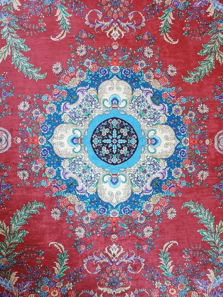 Prayer Mat, Islamic Gift, Luxury Prayer Rug, Janamaz, Muslim Wedding Gift, Floral Prayer Rug, Meditation Rug, Sejadah, Gift for Muslim - image 3