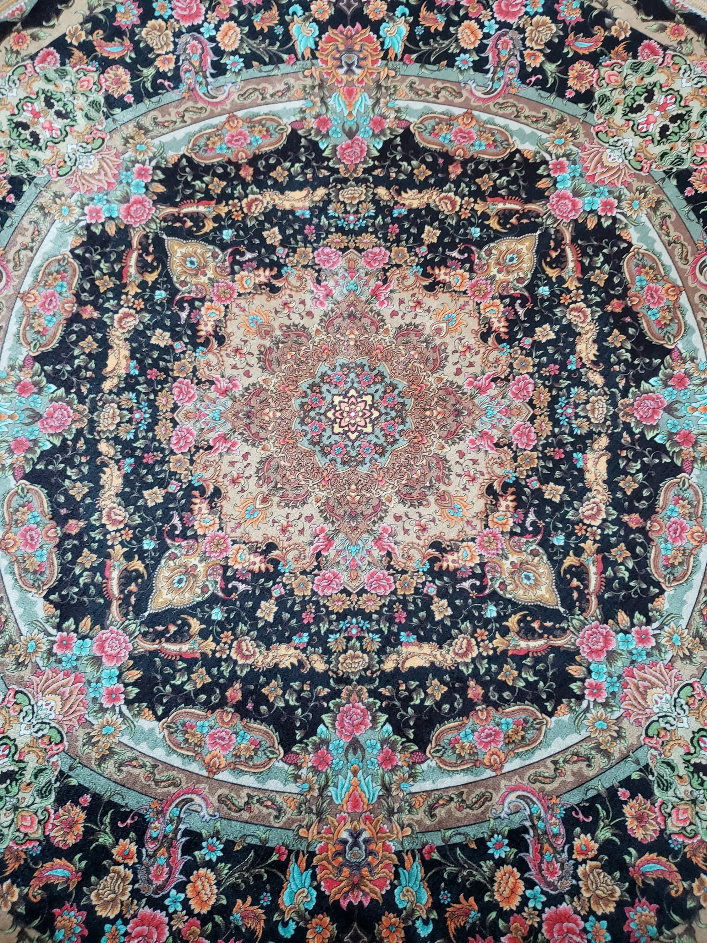 2.7x2.7 ft, beautiful turkish circle rug, home decor oval rug, oriental anatolia carpet, area rug,floor wall covering rugs home gift for you - image 3