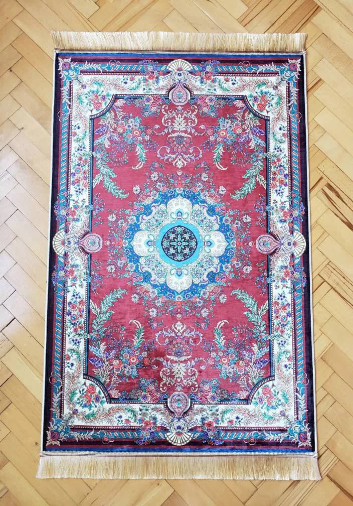 Prayer Mat, Islamic Gift, Luxury Prayer Rug, Janamaz, Muslim Wedding Gift, Floral Prayer Rug, Meditation Rug, Sejadah, Gift for Muslim