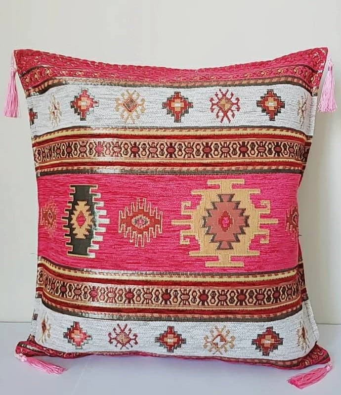 Boho Pink Pillow, Boho Decor, Kilim Pillows, Cushion Cover, Southwestern Pillow, Bohemian Pillow, Kilim Cushion, Kelim Kissen, Gift For Her