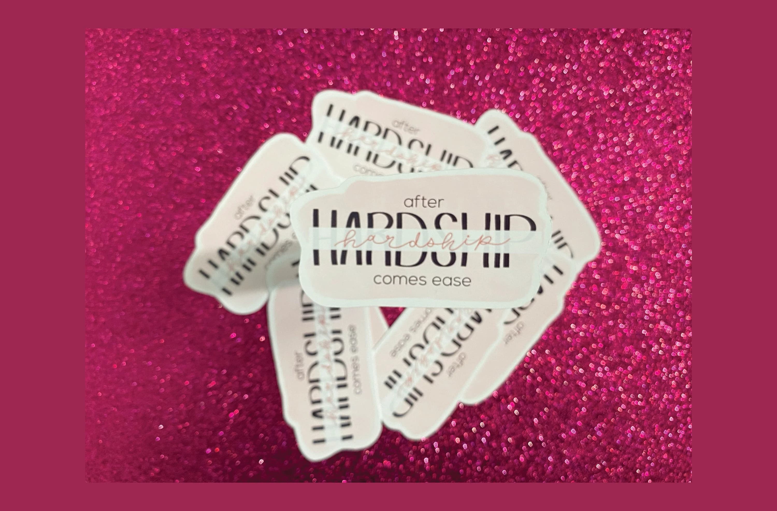 After Hardship Comes Ease Sticker - Islamic Ramadan Decor