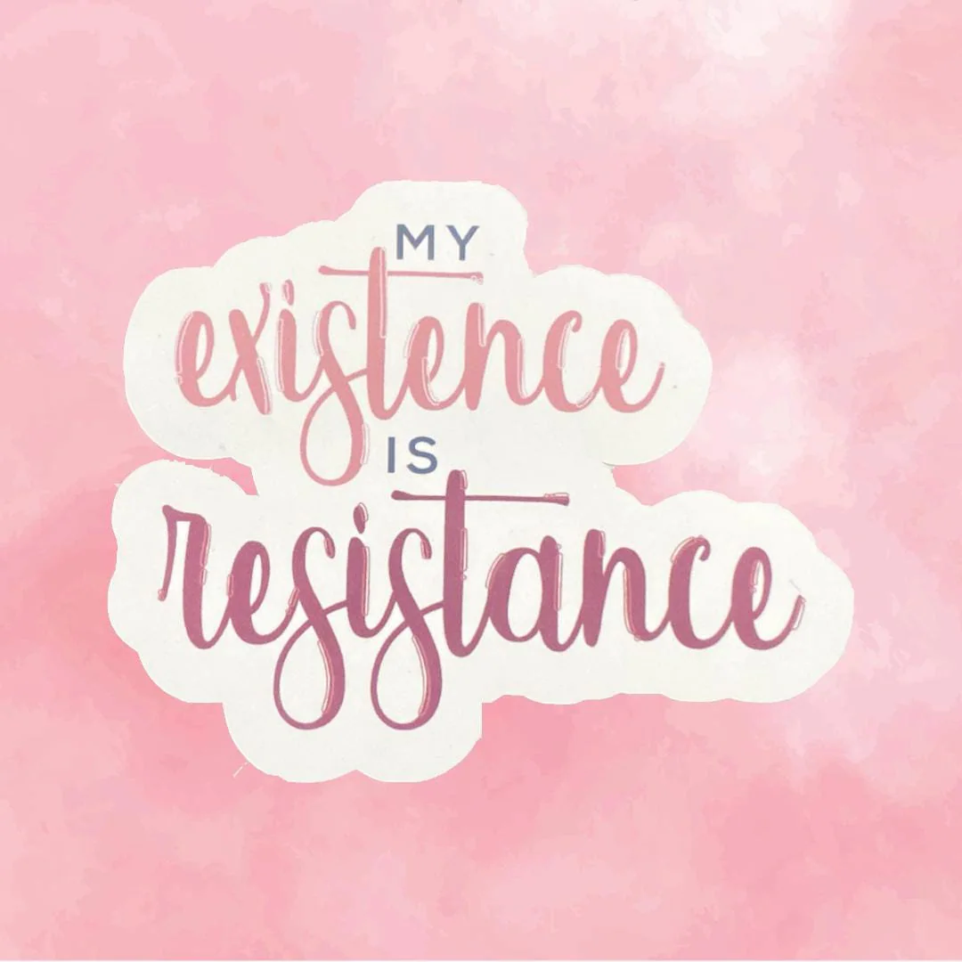 My Existence is Resistance Sticker - Decal - Palestine - Gaza - Muslim - Islam  - Geekaabi