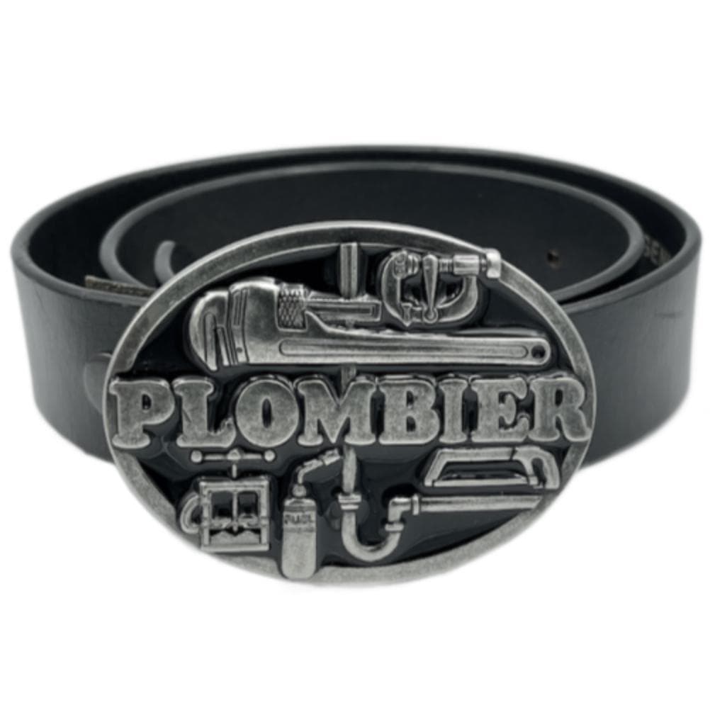 Plombier French Plumber Fixing Pipes Worker Tools Profession Belt Buckle - image 3