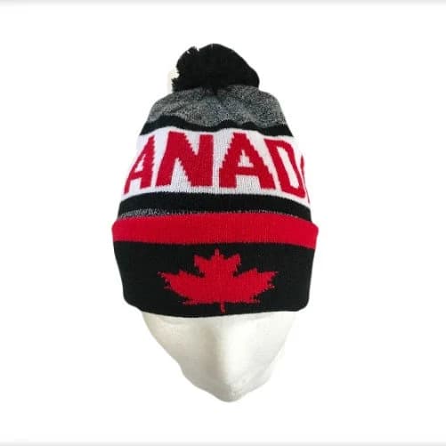 Canada Canadian Red Maple Leaf Unisex Knitted Winter Beanie Hat - image 5
