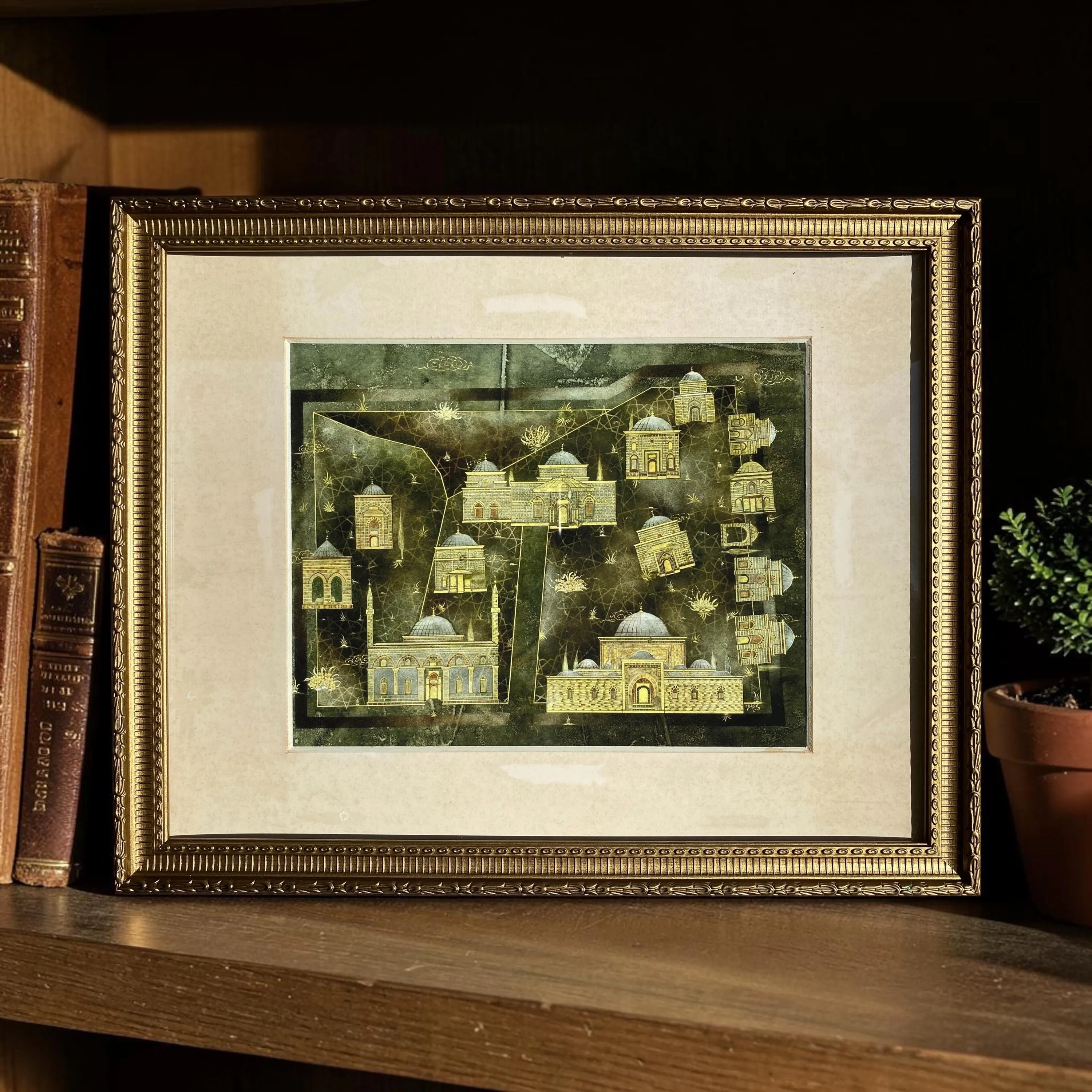 Muradiye Mosque Miniature Art | Ottoman Architecture Painting | Turkish Islamic Wall Art | Unique Home Decor Gift - image 4