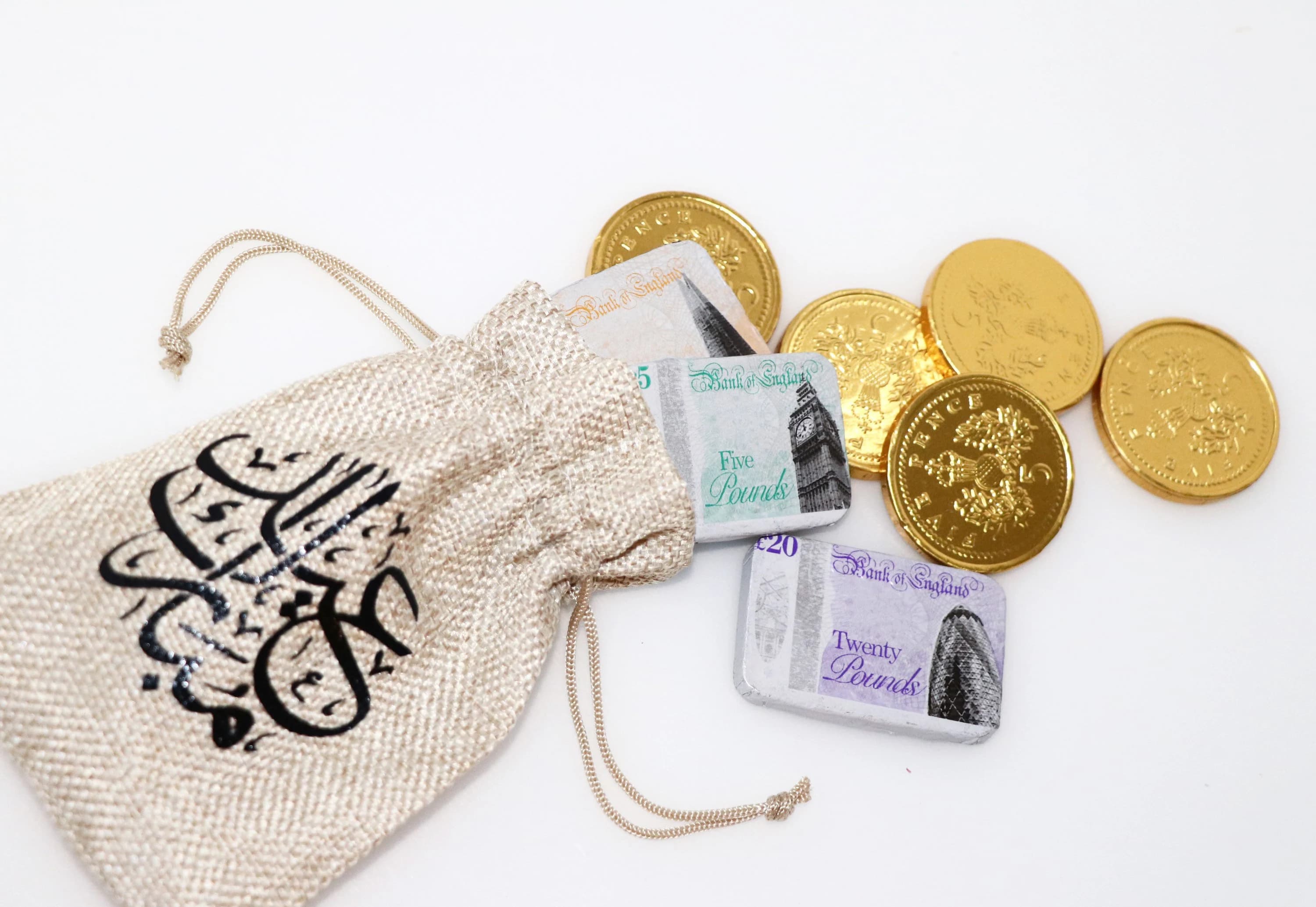 Ramadan and Eid Mubarak Favour Bags - Jute Bags | Can be Personalised - image 3